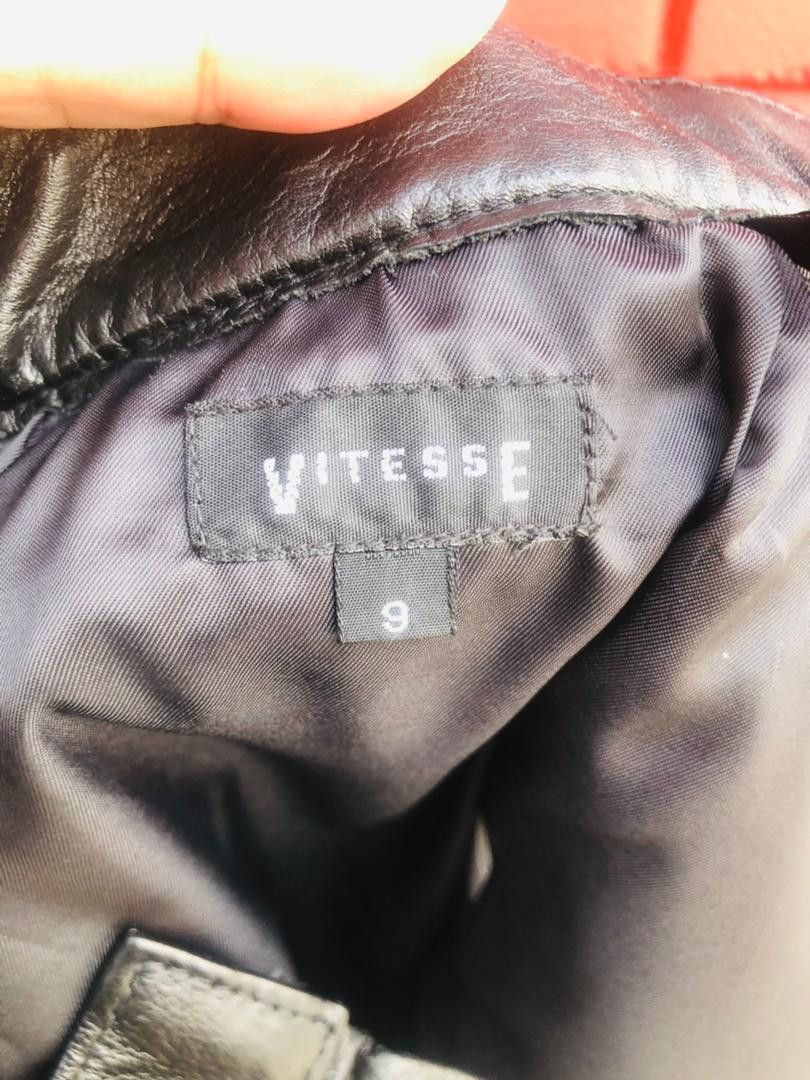 Japanese Brand × Vintage Vinatge Vitesse Leather Pant Designer Fashion Style Size US 28 / EU 44 - 10 Thumbnail