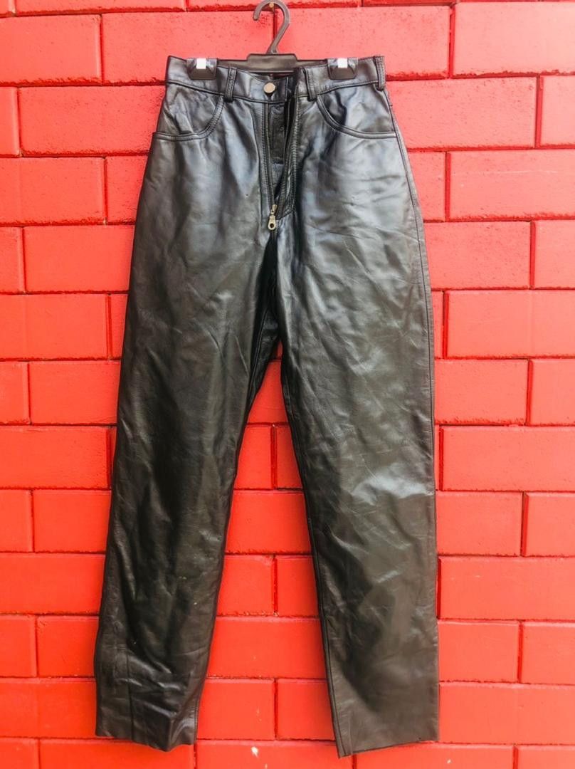 Japanese Brand × Vintage Vinatge Vitesse Leather Pant Designer Fashion Style Size US 28 / EU 44 - 1 Thumbnail