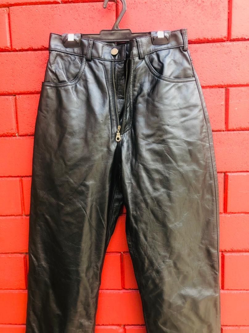 Japanese Brand × Vintage Vinatge Vitesse Leather Pant Designer Fashion Style Size US 28 / EU 44 - 3 Thumbnail
