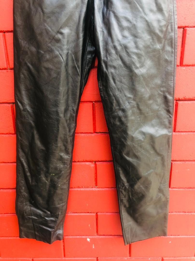 Japanese Brand × Vintage Vinatge Vitesse Leather Pant Designer Fashion Style Size US 28 / EU 44 - 4 Thumbnail