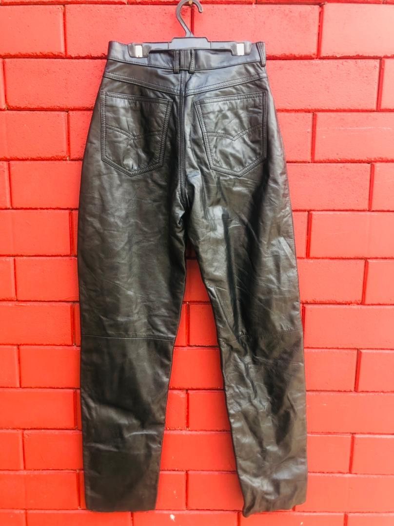 Japanese Brand × Vintage Vinatge Vitesse Leather Pant Designer Fashion Style Size US 28 / EU 44 - 2 Thumbnail