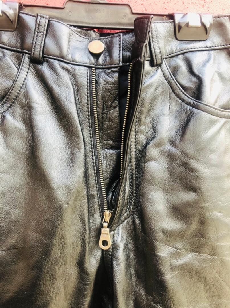 Japanese Brand × Vintage Vinatge Vitesse Leather Pant Designer Fashion Style Size US 28 / EU 44 - 5 Thumbnail