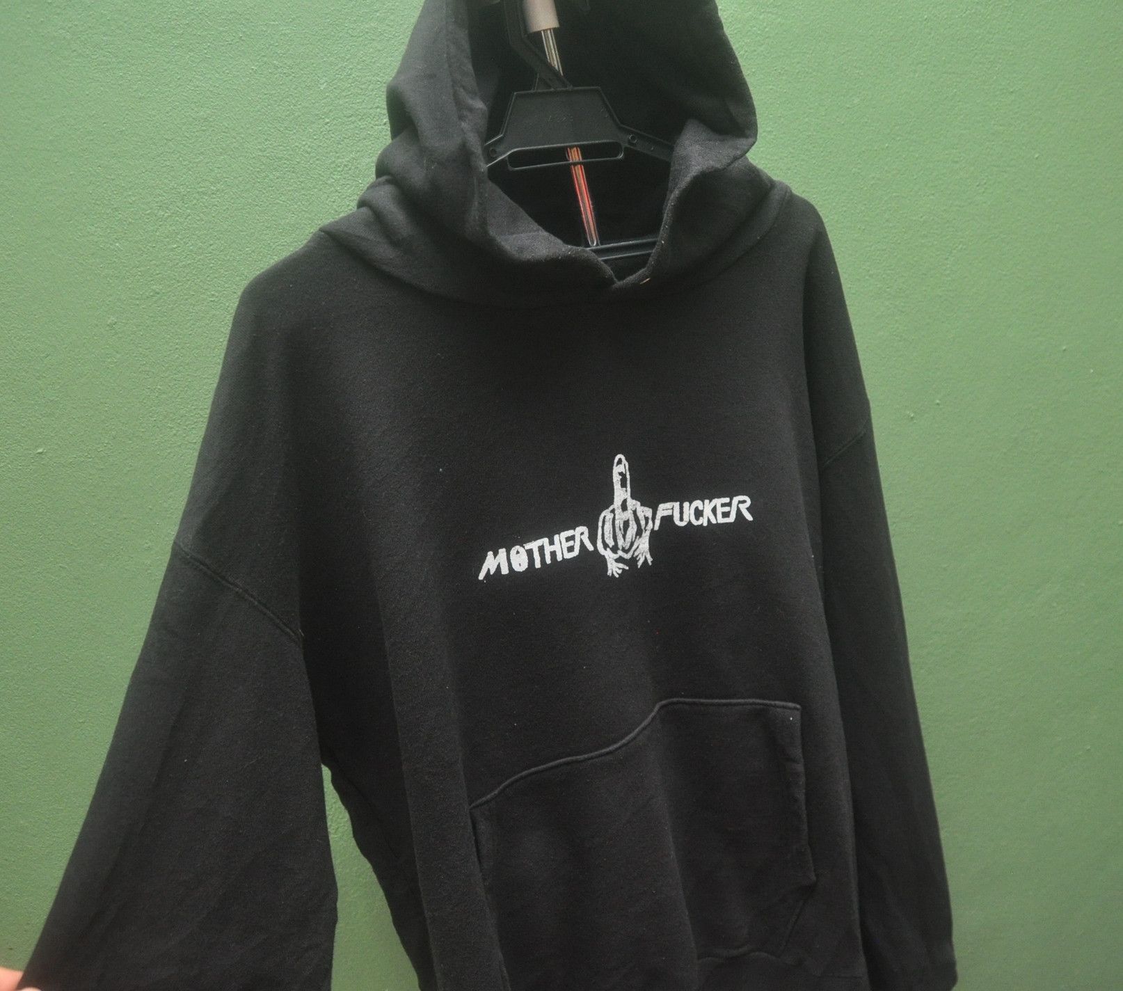 Japanese Brand × Vintage Vintage Mother Fucker Hoodie Travis Scott Fashion Style Size US XL / EU 56 / 4 - 5 Thumbnail