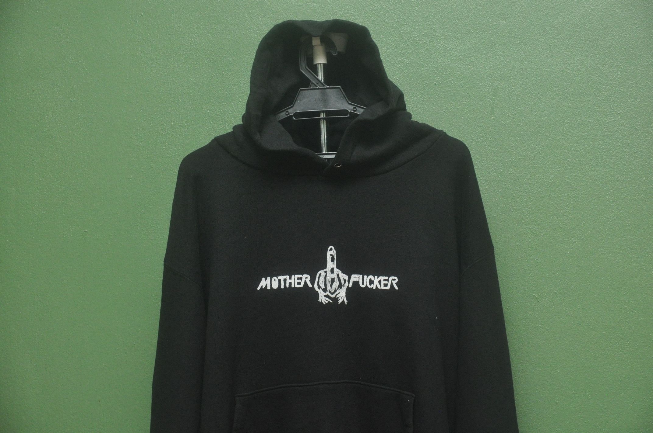 Japanese Brand × Vintage Vintage Mother Fucker Hoodie Travis Scott Fashion Style Size US XL / EU 56 / 4 - 3 Thumbnail