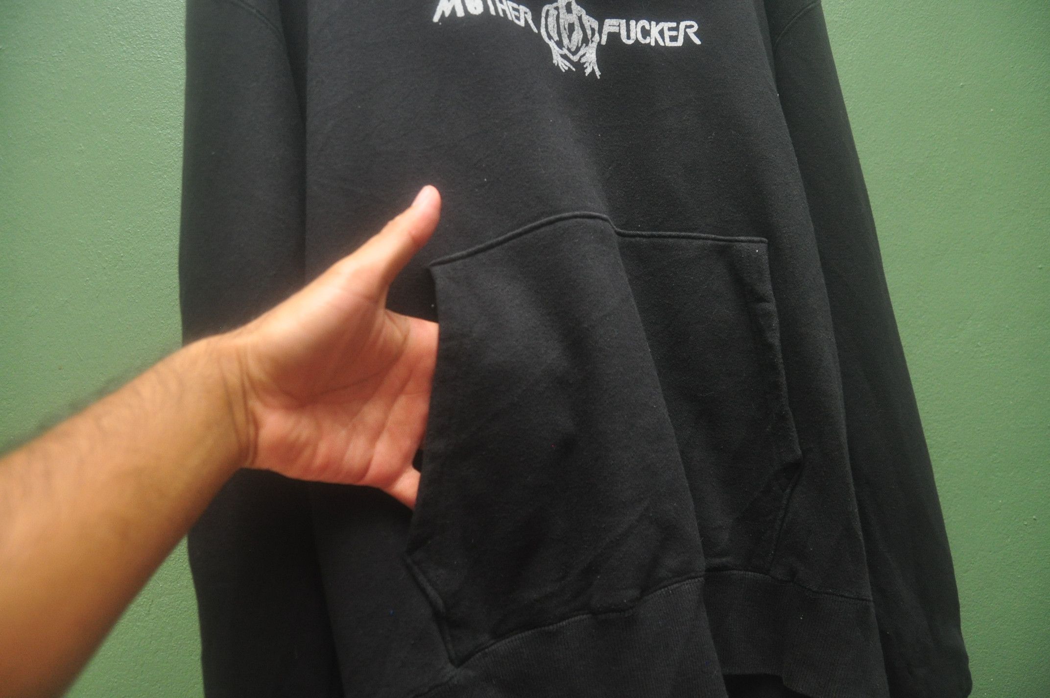Japanese Brand × Vintage Vintage Mother Fucker Hoodie Travis Scott Fashion Style Size US XL / EU 56 / 4 - 7 Thumbnail