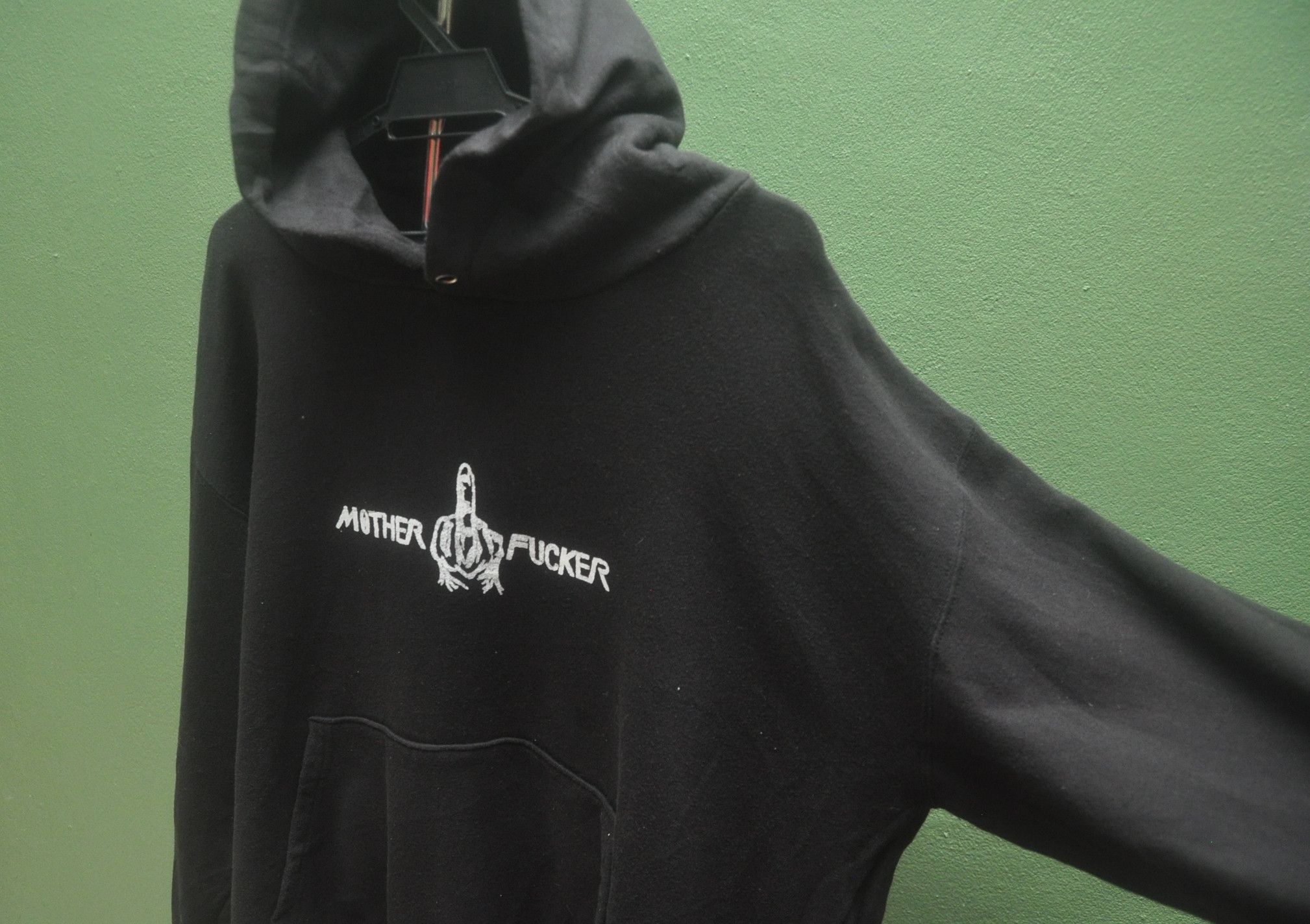 Japanese Brand × Vintage Vintage Mother Fucker Hoodie Travis Scott Fashion Style Size US XL / EU 56 / 4 - 6 Thumbnail