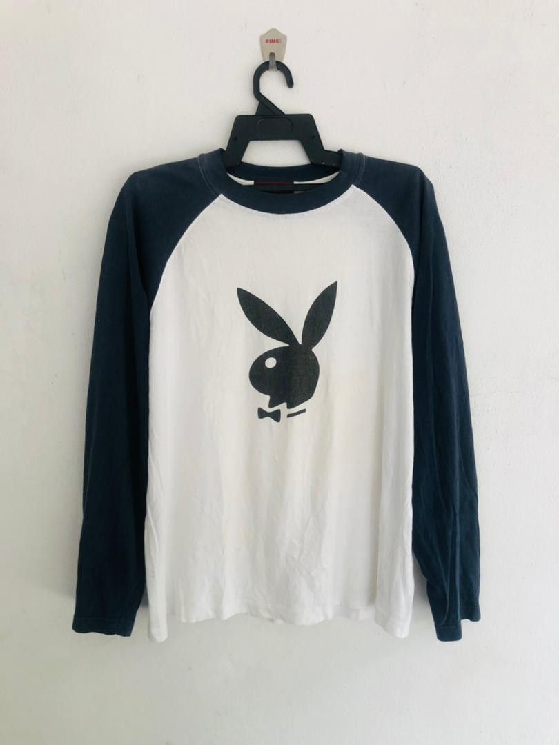 Japanese Brand × Vintage Vintage Playboy Logo Long Sleeve Travis Scott Style Size US L / EU 52-54 / 3 - 1 Thumbnail