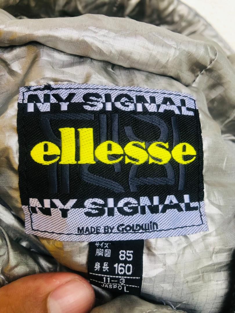 Japanese Brand × Vintage Vintage Ellesse NY Signal Bomber Vest Travis Scott Size US M / EU 48-50 / 2 - 9 Thumbnail