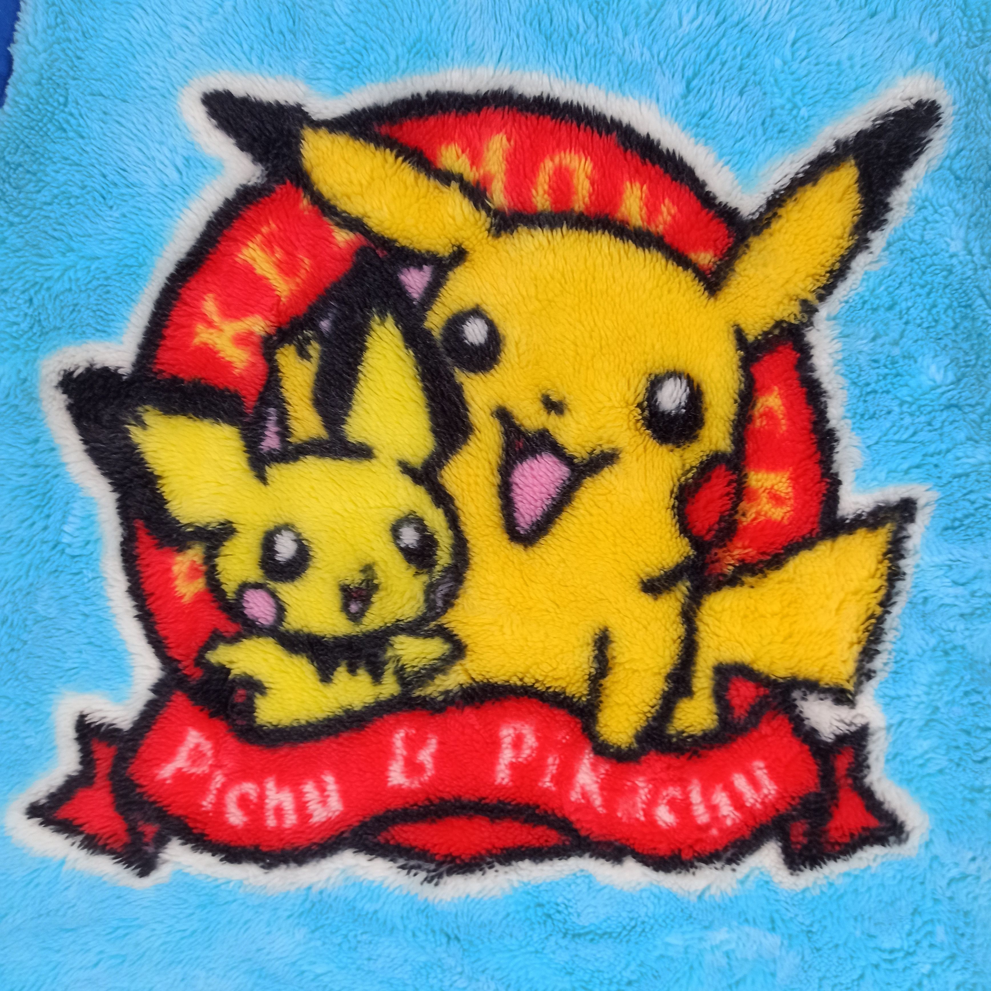 Pokemon Vintage Anime Pokémon Pocket Monster Fleece Size US M / EU 48-50 / 2 - 2 Thumbnail