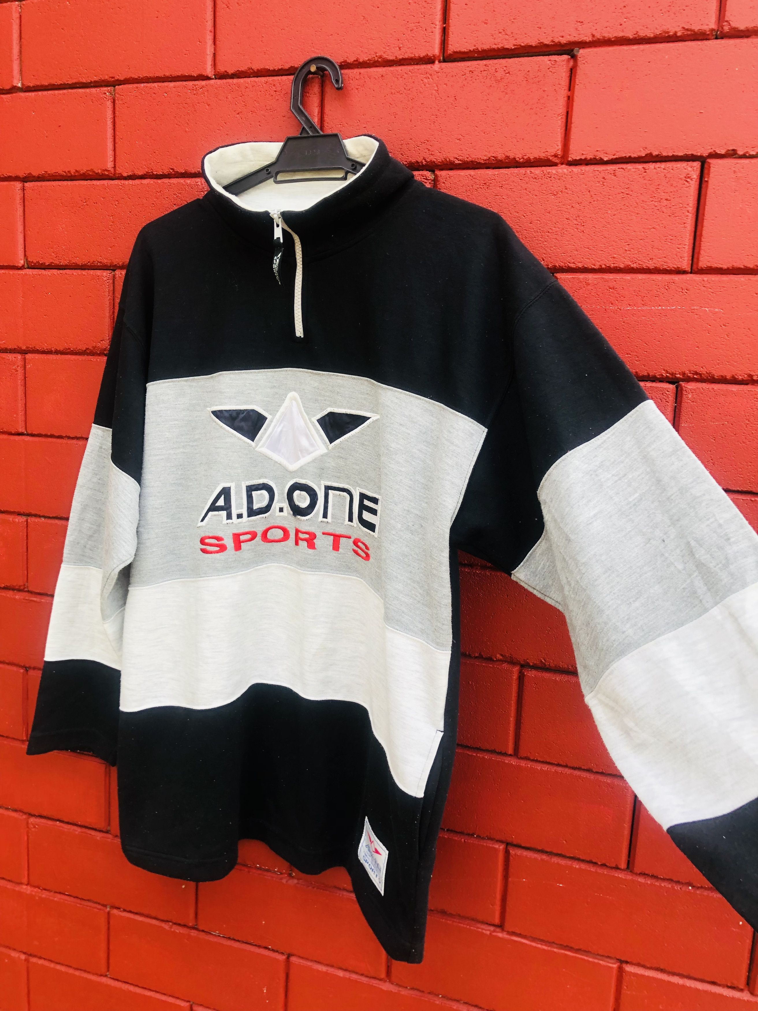 Japanese Brand × Vintage Vintage A.D. One Sport Pullover Size US L / EU 52-54 / 3 - 3 Thumbnail