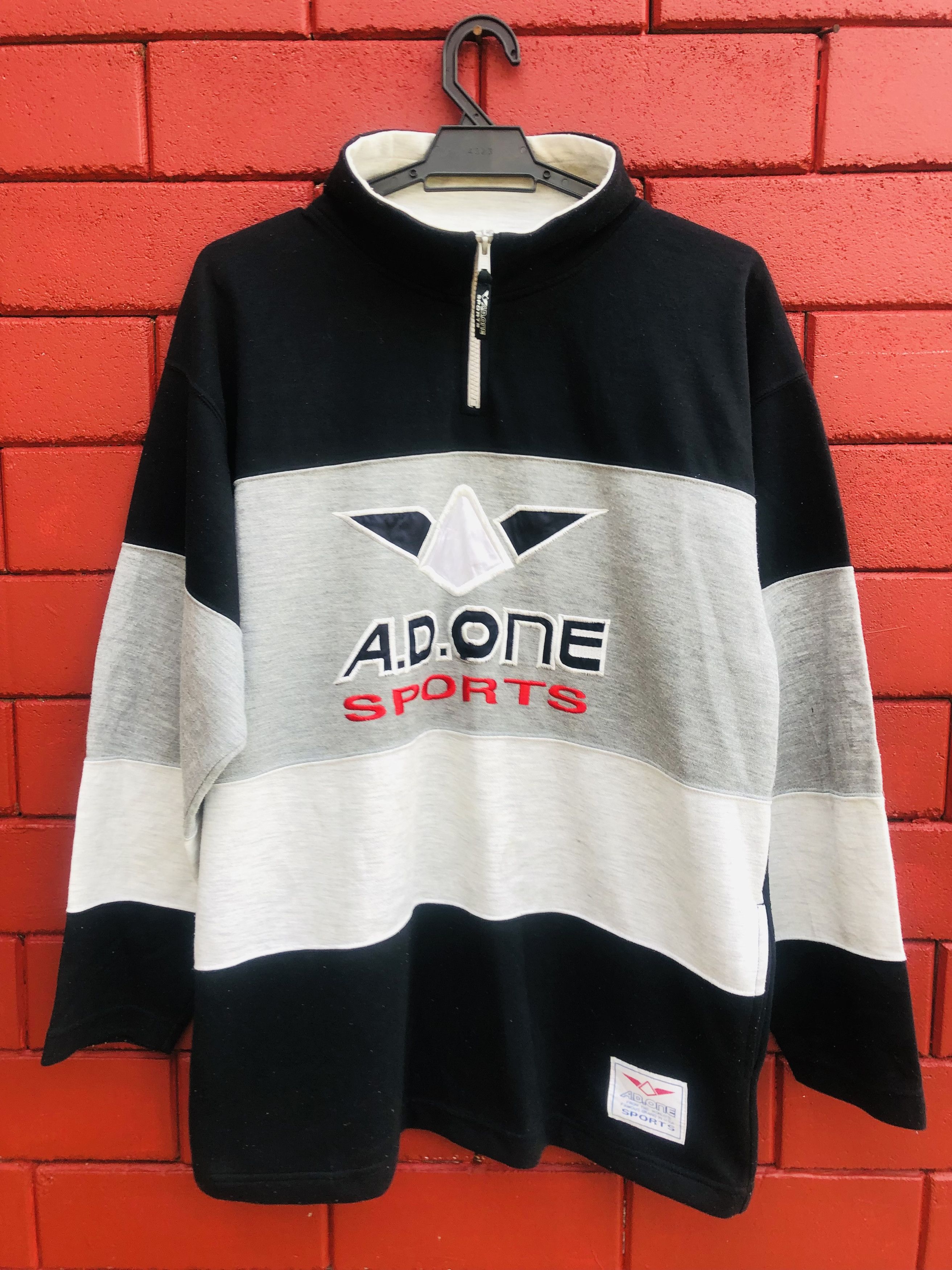 Japanese Brand × Vintage Vintage A.D. One Sport Pullover Size US L / EU 52-54 / 3 - 1 Thumbnail