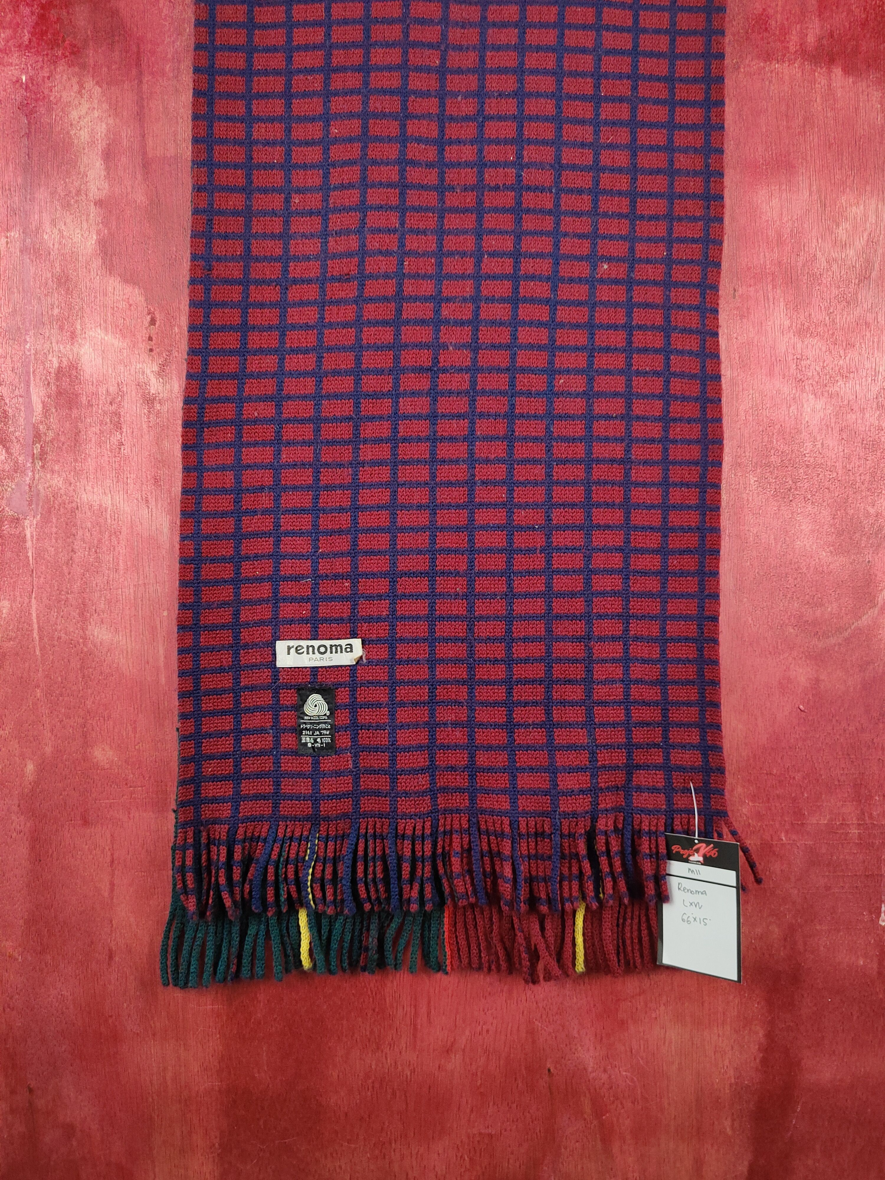 Japanese Brand Renoma Paris Muffler Scarves #m11 Size ONE SIZE - 4 Thumbnail