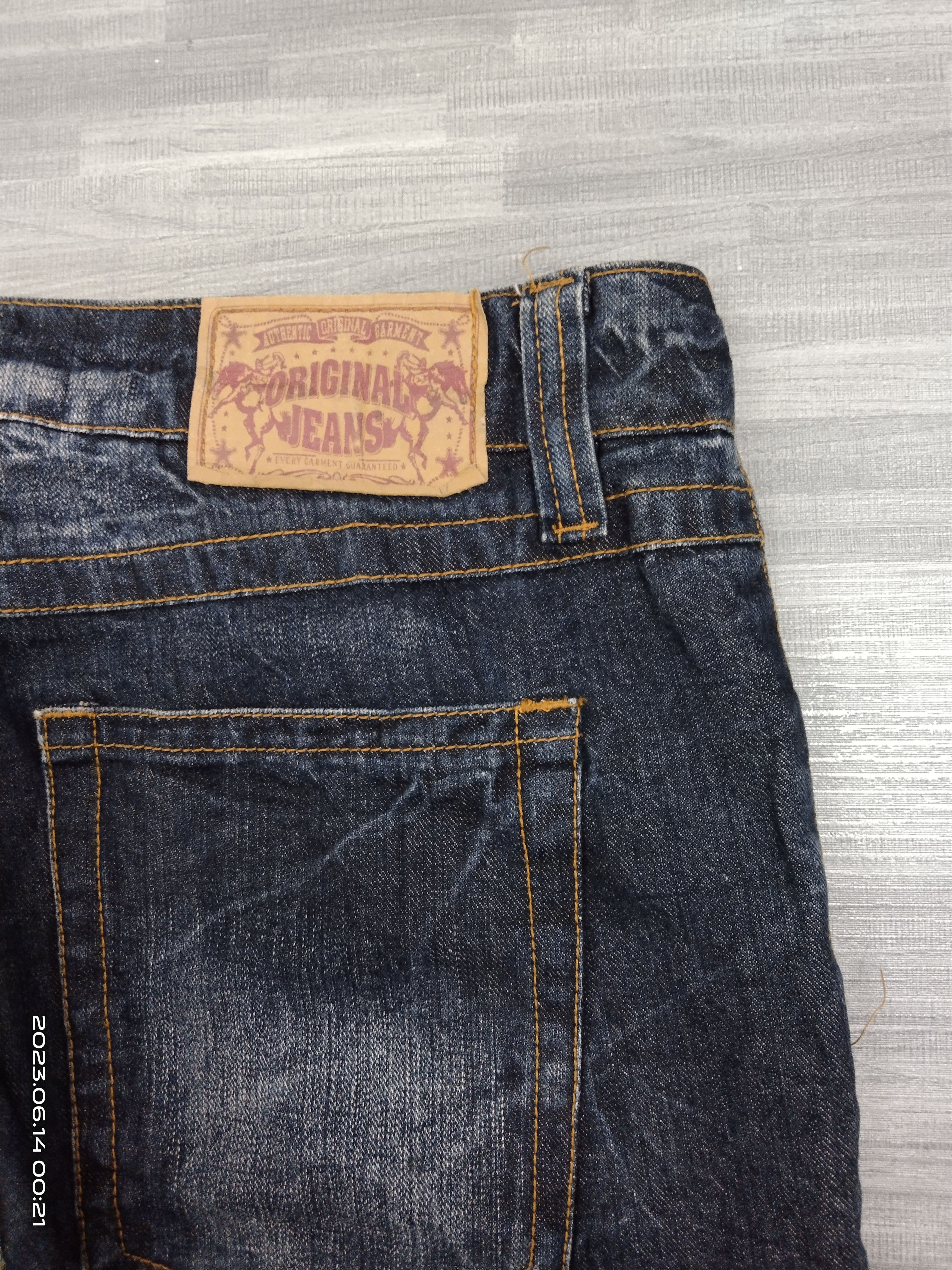 Japanese Brand FLARE SPLATTER SICK RIPED ORIGINAL JEANS Size US 33 - 8 Thumbnail