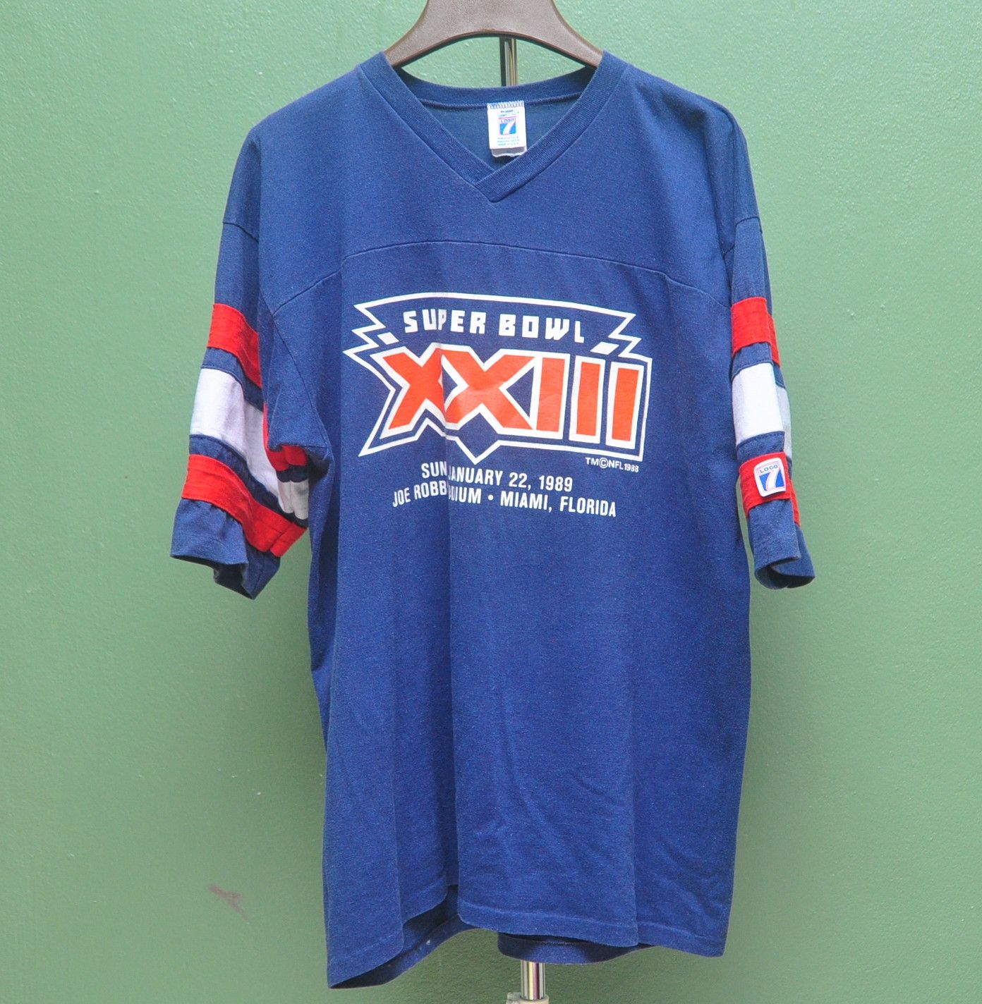 Japanese Brand × NFL × Vintage Vintage Super Bowl XXX111 NFL 1988 Logo 7 Shirt Size US XL / EU 56 / 4 - 1 Thumbnail