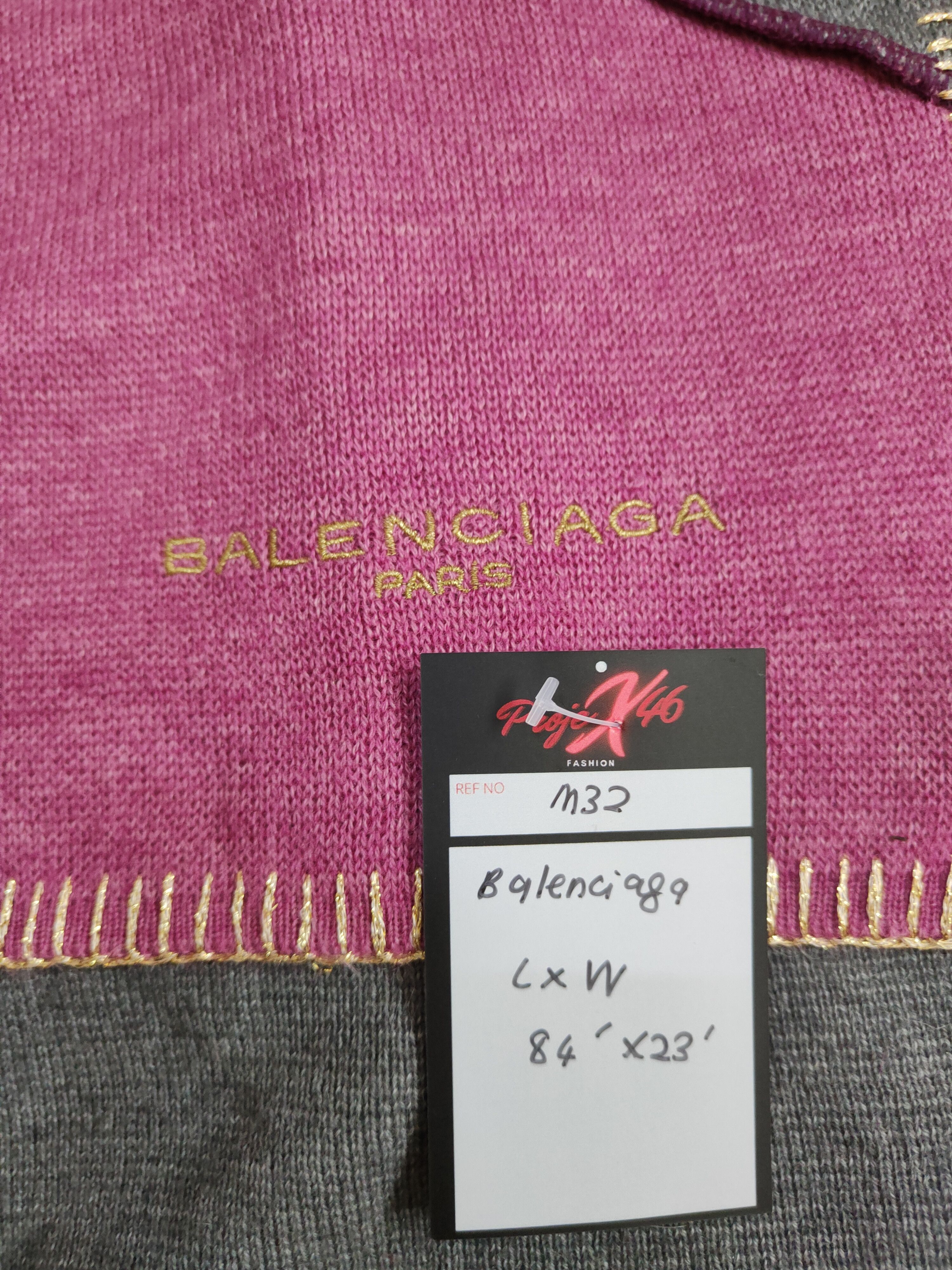 Japanese Brand art shape Muffler Scarves #m32DL Size ONE SIZE - 6 Thumbnail