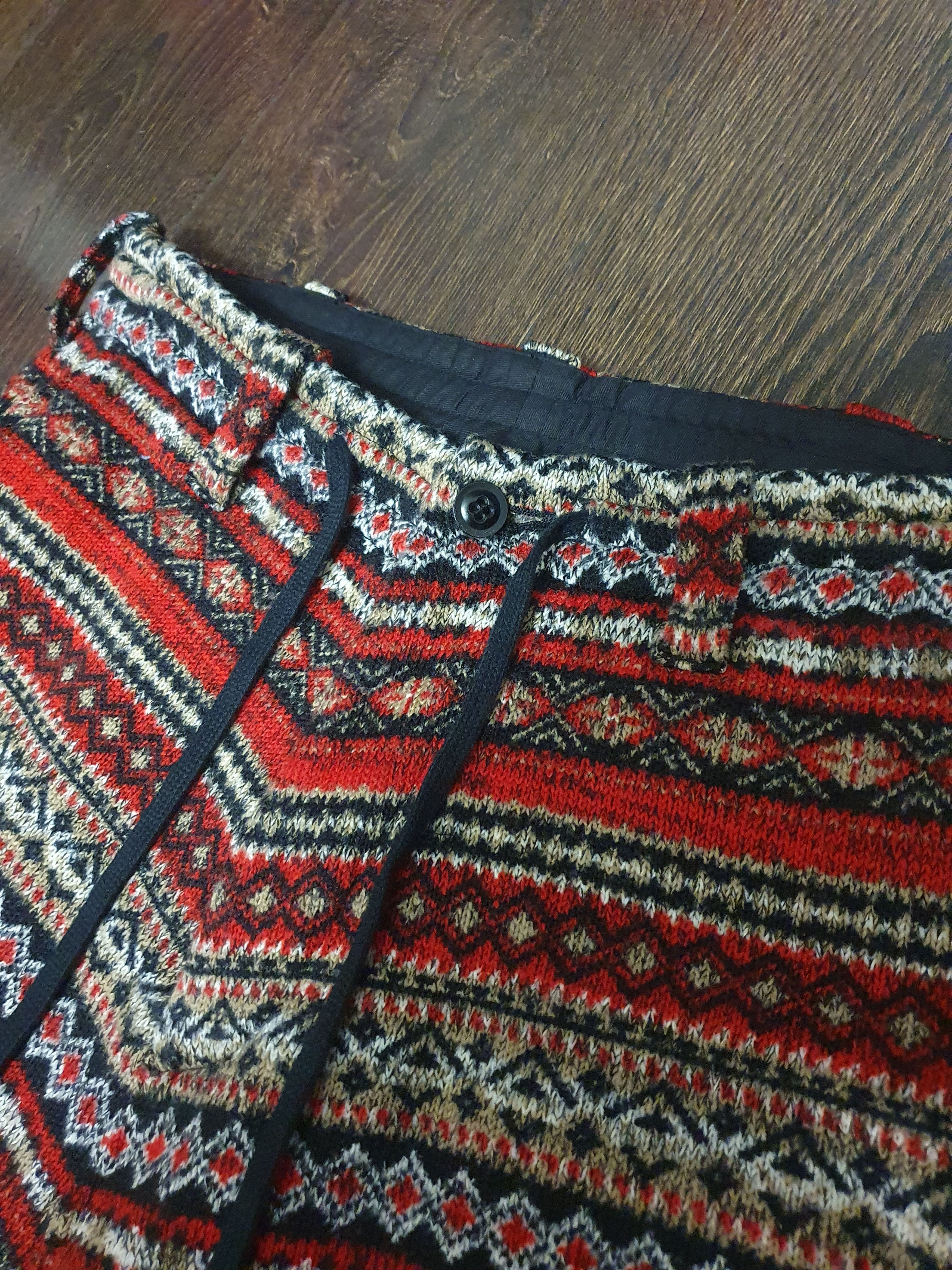 Vintage × Yohji Yamamoto A/W02 Yohji Yamamoto Syte Nordic Tweed jacquard Short/Pants Size US 31 - 6 Thumbnail