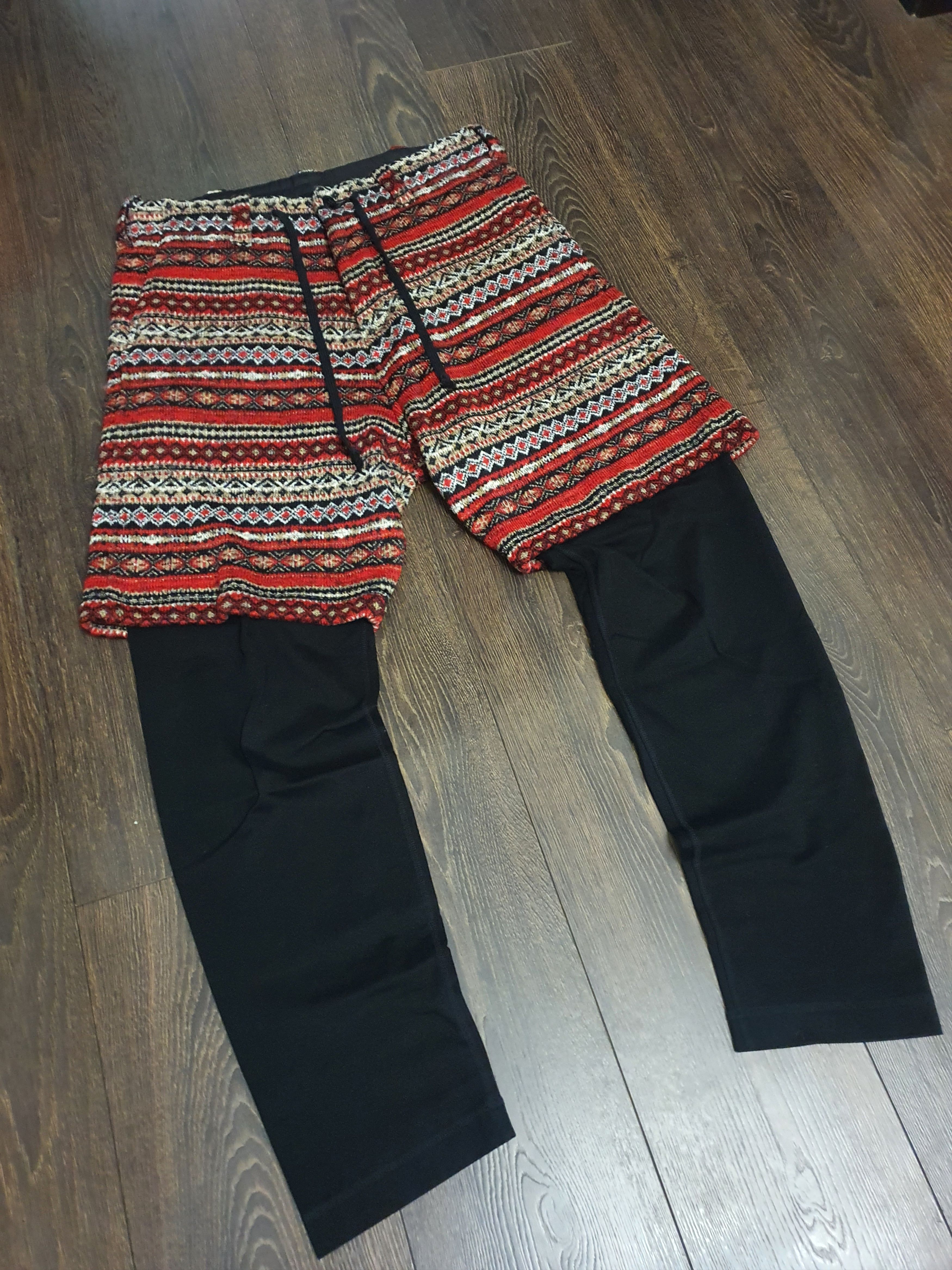 Vintage × Yohji Yamamoto A/W02 Yohji Yamamoto Syte Nordic Tweed jacquard Short/Pants Size US 31 - 1 Thumbnail