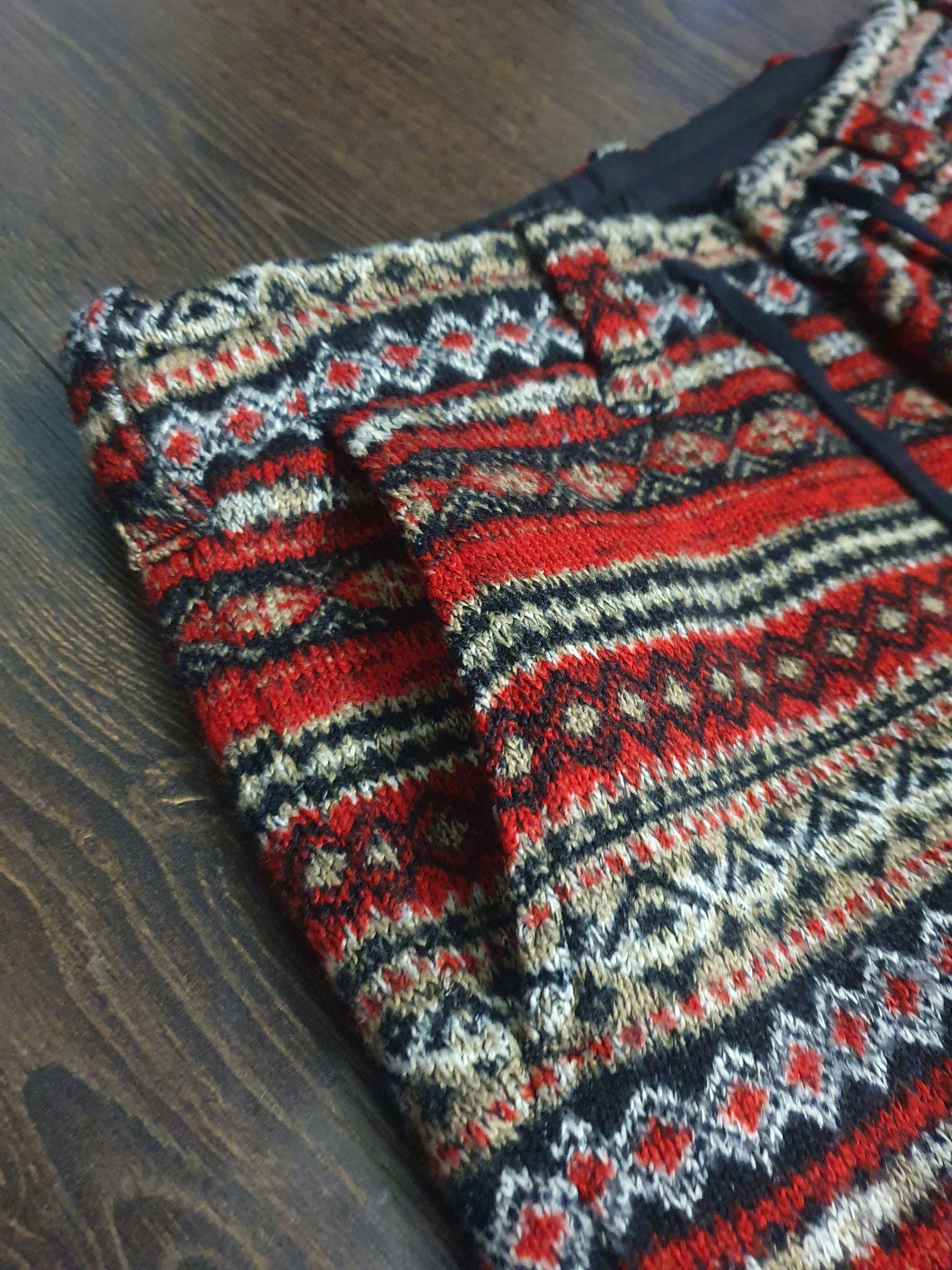 Vintage × Yohji Yamamoto A/W02 Yohji Yamamoto Syte Nordic Tweed jacquard Short/Pants Size US 31 - 4 Thumbnail