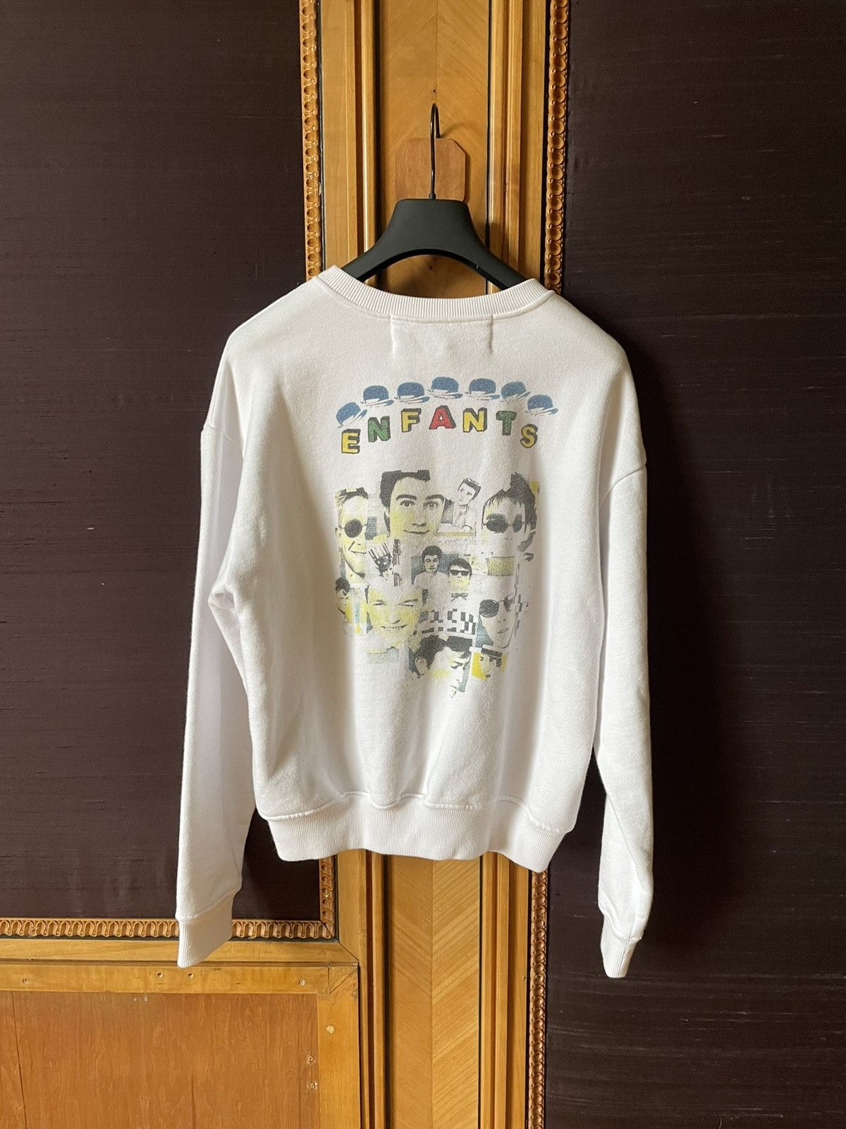image of Enfants Riches Deprimes Colorful Logo Printed Sweater in White, Men's (Size Large)