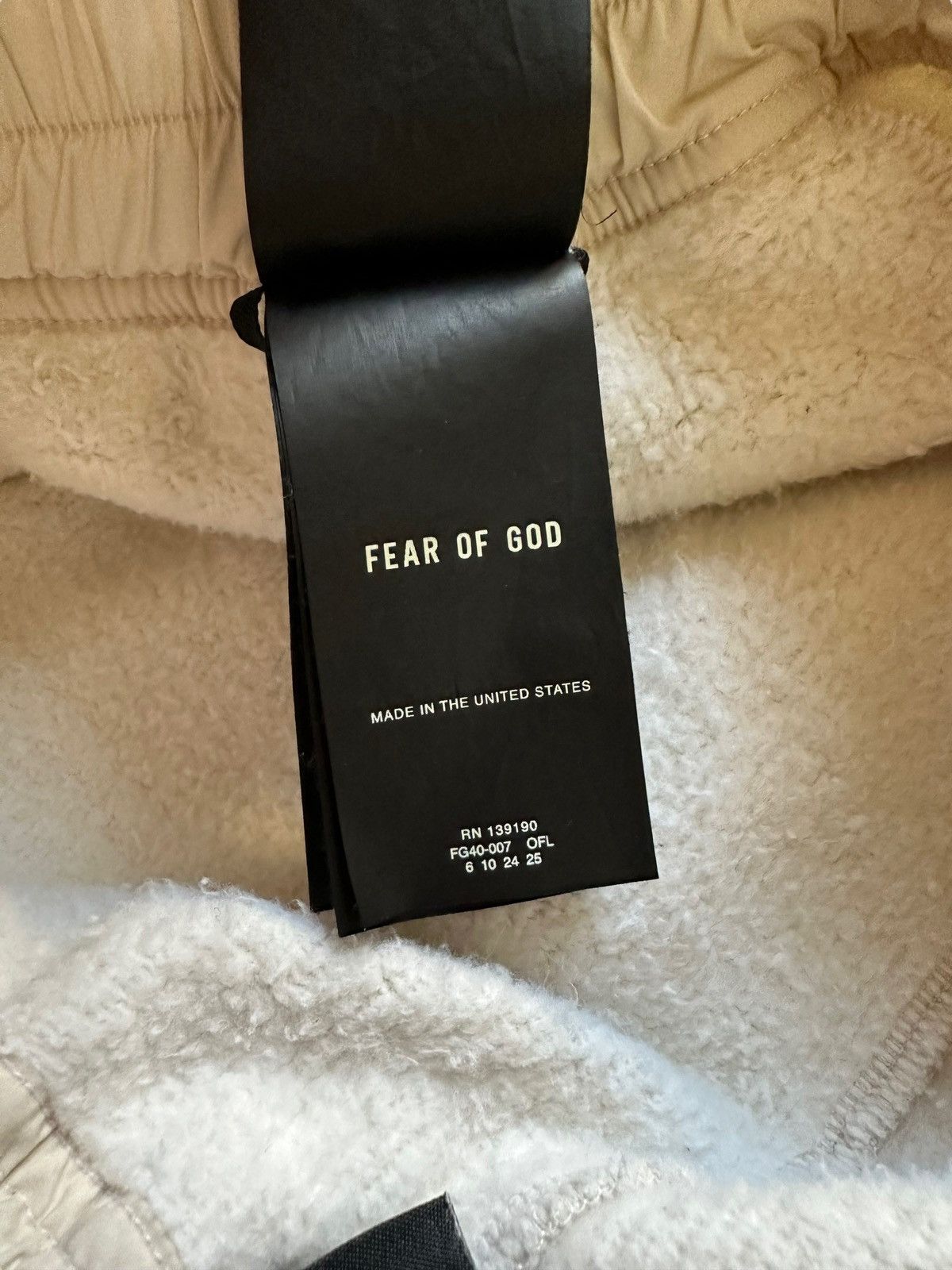 Fear of God SzL Seventh 7th Collection Cream Sweatpants Size US 32 / EU 48 - 11 Thumbnail