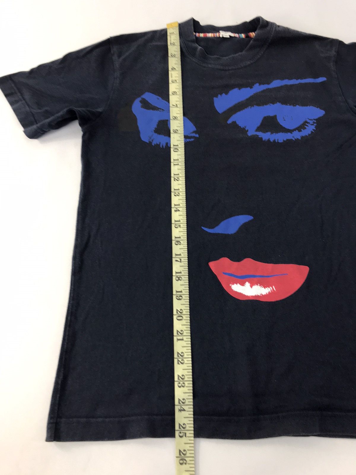 Paul Smith × Vintage Paul Smith London Big Face Lips Printed Tee Size US S / EU 44-46 / 1 - 9 Thumbnail