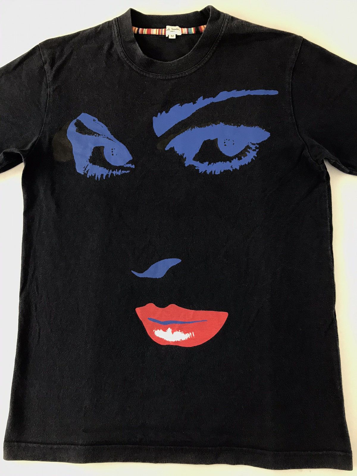 Paul Smith × Vintage Paul Smith London Big Face Lips Printed Tee Size US S / EU 44-46 / 1 - 3 Thumbnail