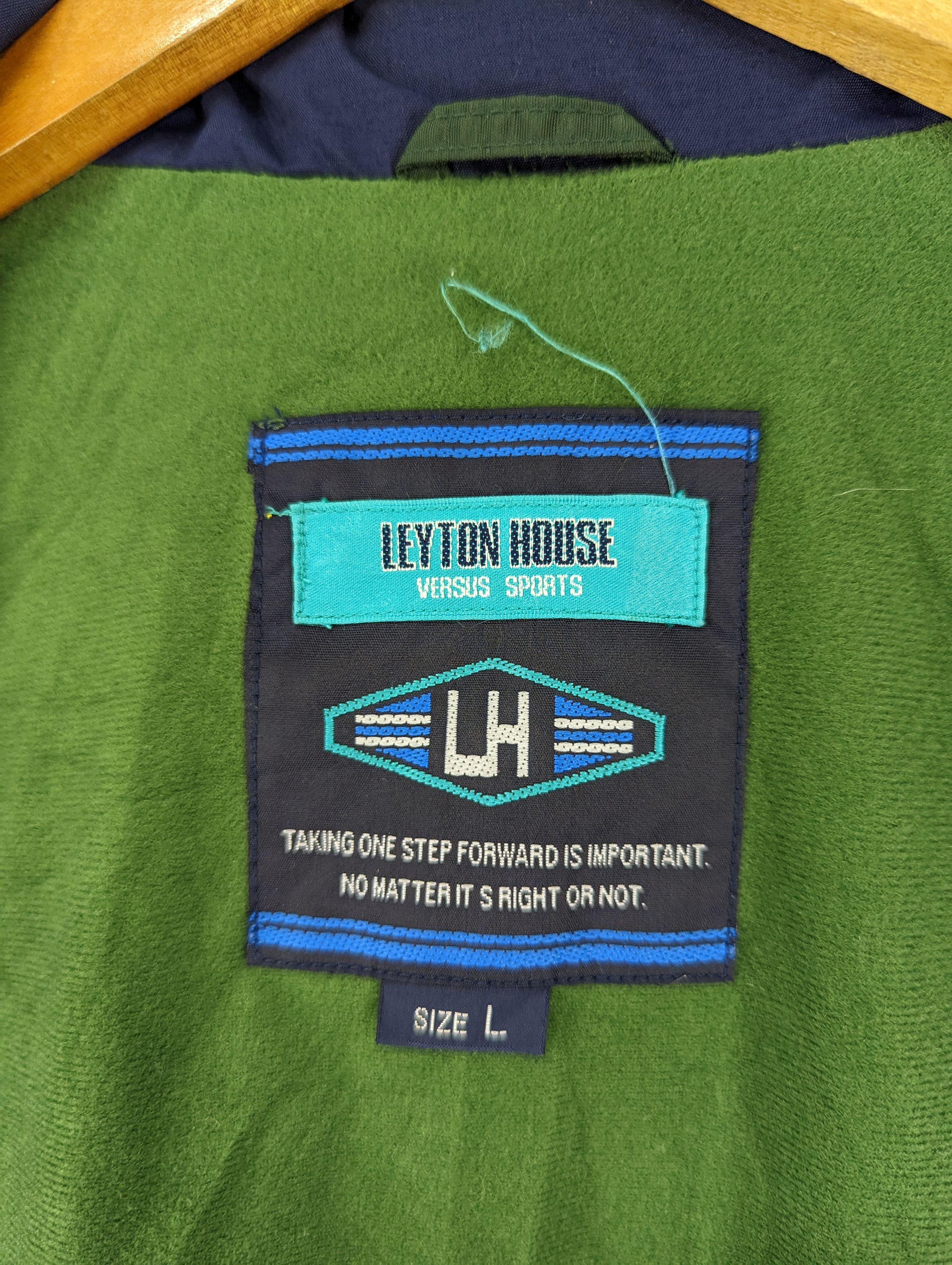 Japanese Brand 🔥RARE🔥Vintage Leyton House Zipper Jacket With Hoodie Size US L / EU 52-54 / 3 - 8 Thumbnail