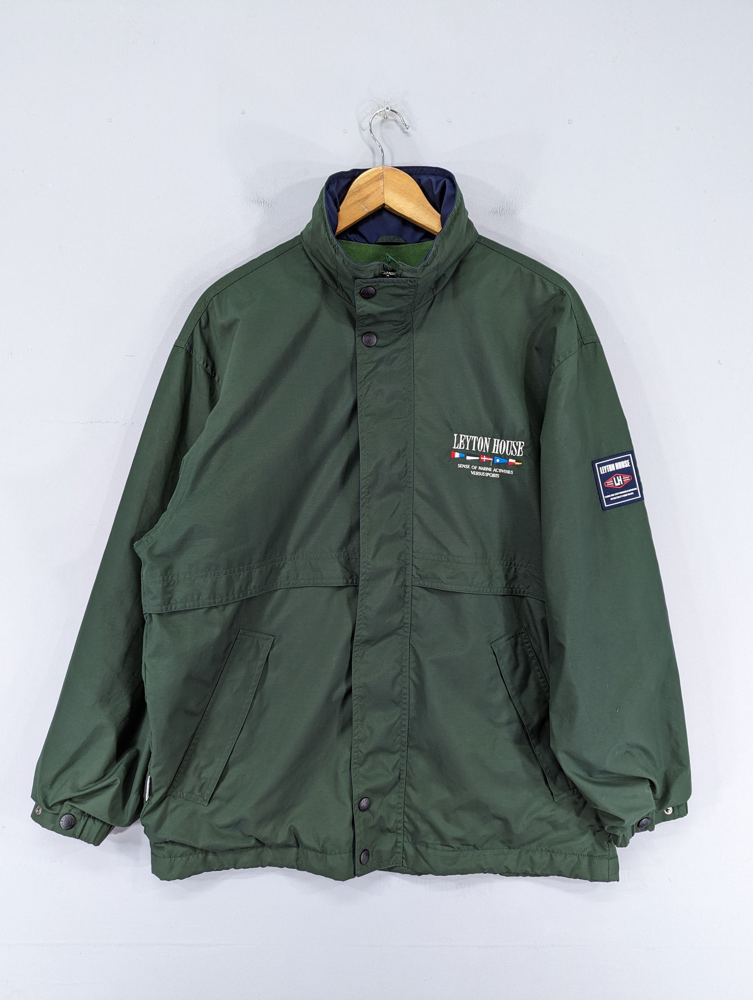 Japanese Brand 🔥RARE🔥Vintage Leyton House Zipper Jacket With Hoodie Size US L / EU 52-54 / 3 - 1 Thumbnail