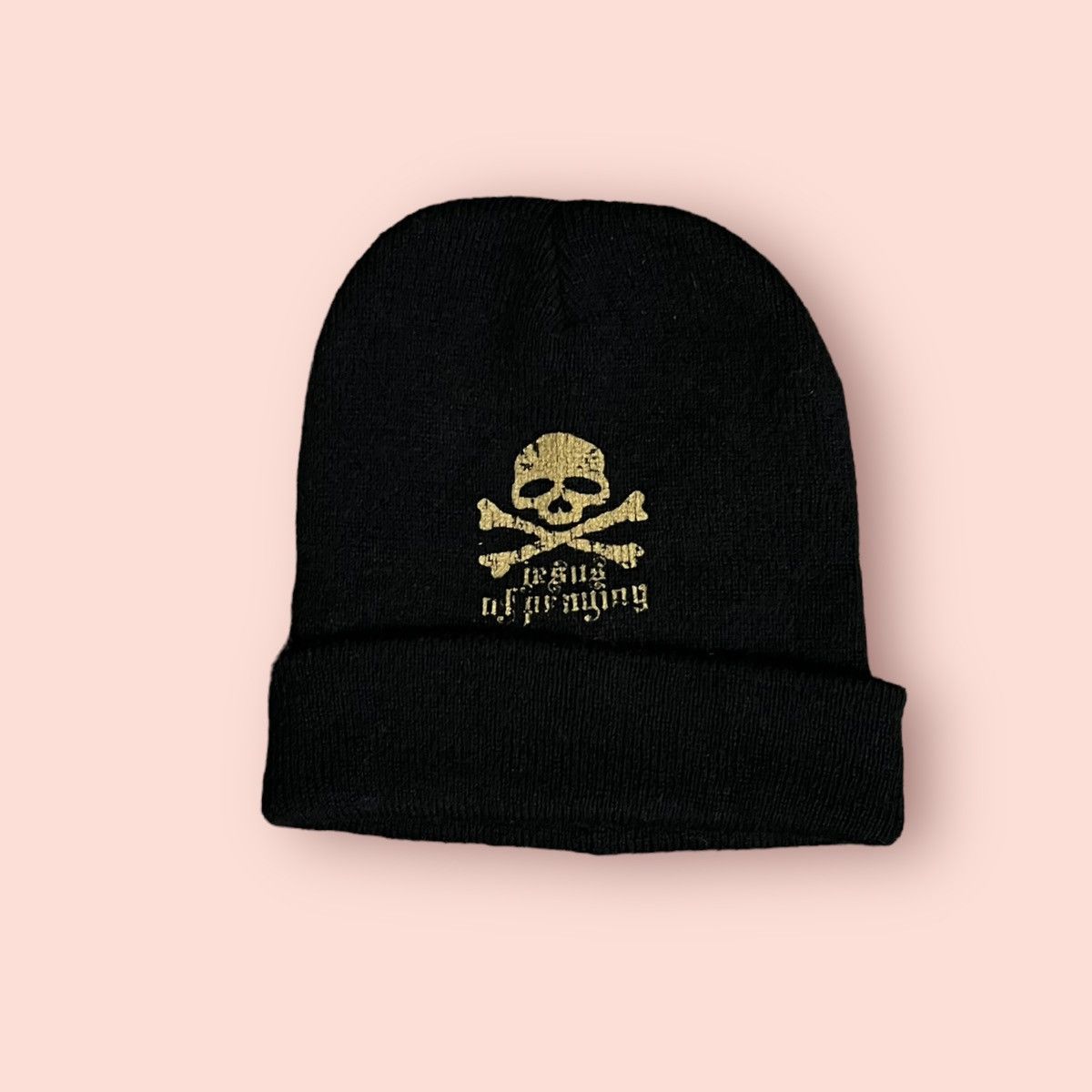 Seditionaries VINTAGE JESUS OF PRAYING SKULL BEANIE Size ONE SIZE - 1 Thumbnail