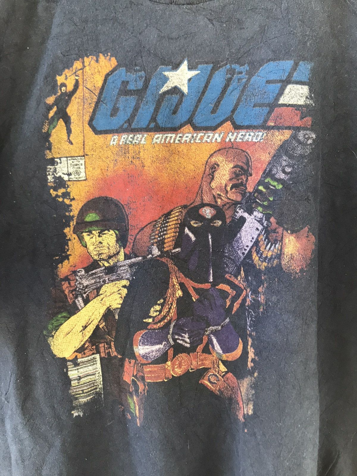 Vintage Vintage THRASHED FADED GiJoe Tshirt Size US L / EU 52-54 / 3 - 2 Thumbnail