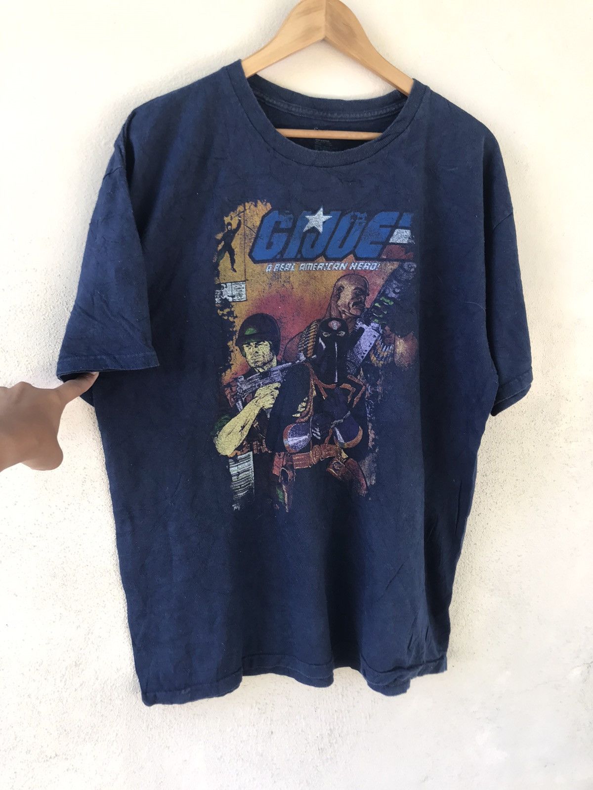 Vintage Vintage THRASHED FADED GiJoe Tshirt Size US L / EU 52-54 / 3 - 1 Thumbnail