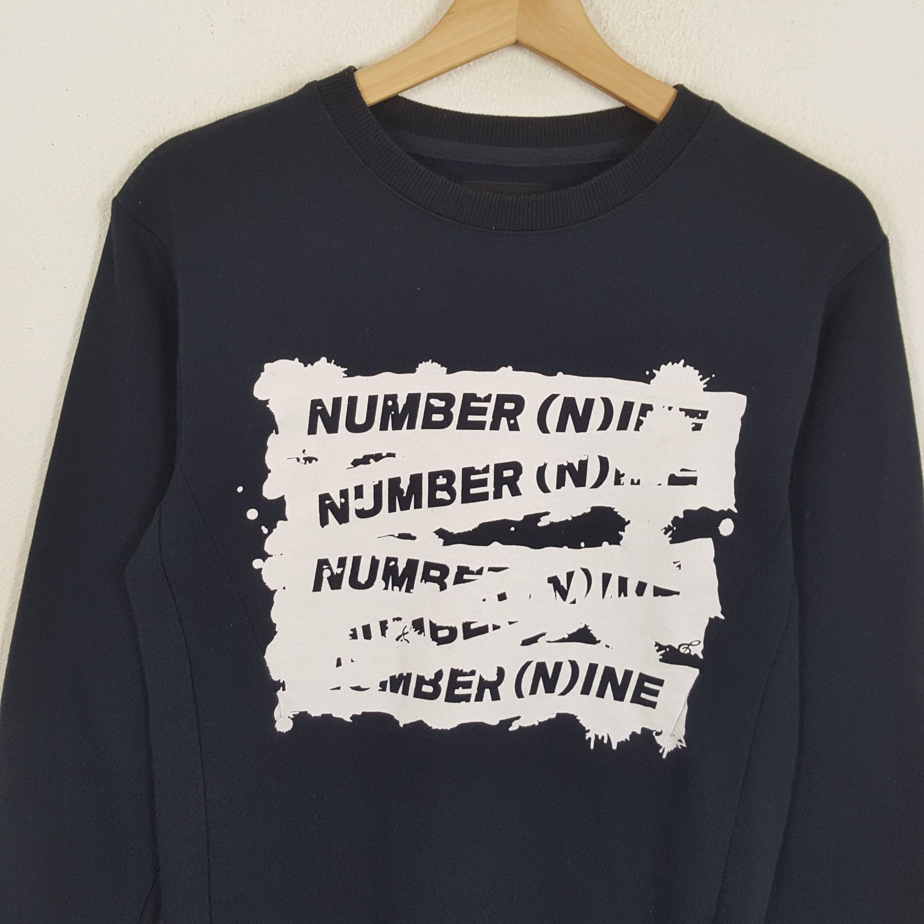 Japanese Brand × Number (N)ine × Vintage Vintage NUMBER (N)INE Japanese Brand Sweatshirts Size US S / EU 44-46 / 1 - 2 Thumbnail