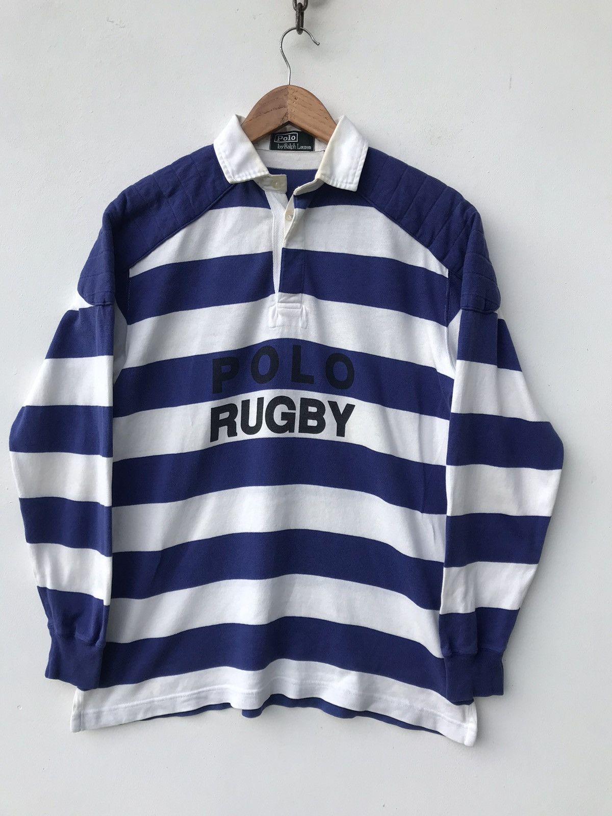 Polo Ralph Lauren VINTAGE POLO RUGBY BY RALPH LAUREN STRIPE DESIGN SEPLL OUT Size US S / EU 44-46 / 1 - 1 Preview