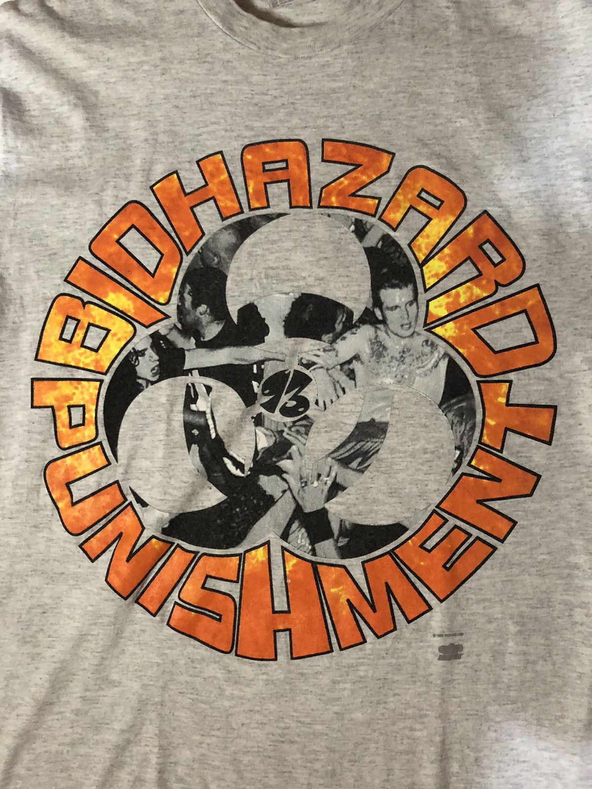 Band Tees × Vintage Vintage Biohazard Punishment 1993 Euro Discipline Tour Shirt Size US L / EU 52-54 / 3 - 4 Thumbnail