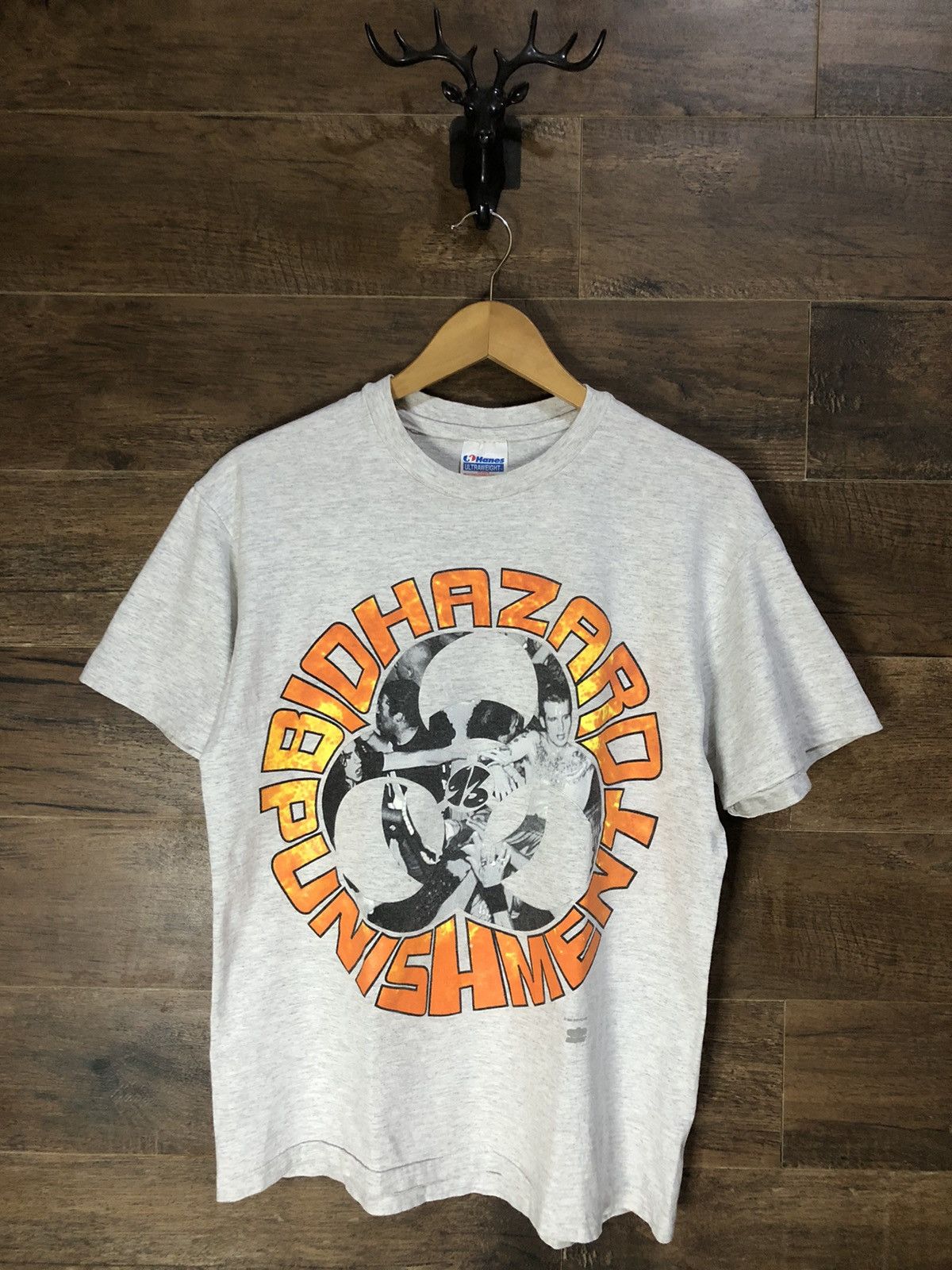 Band Tees × Vintage Vintage Biohazard Punishment 1993 Euro Discipline Tour Shirt Size US L / EU 52-54 / 3 - 1 Thumbnail
