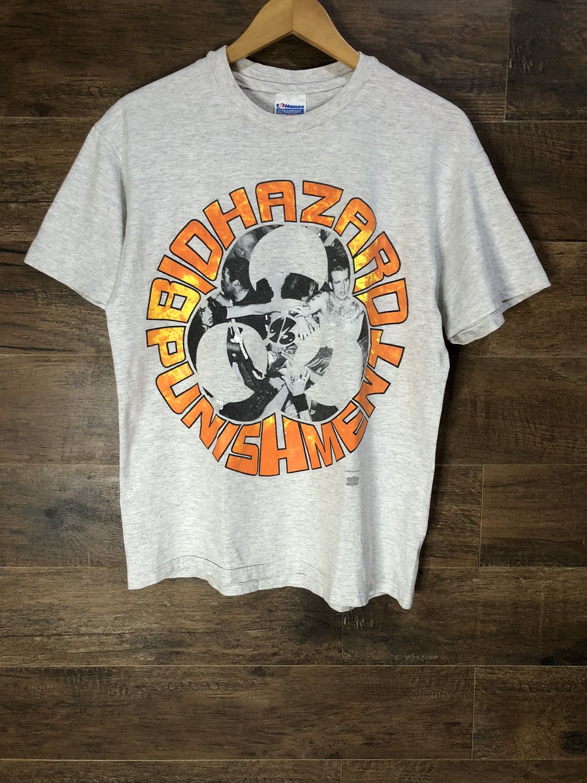 Band Tees × Vintage Vintage Biohazard Punishment 1993 Euro Discipline Tour Shirt Size US L / EU 52-54 / 3 - 2 Thumbnail