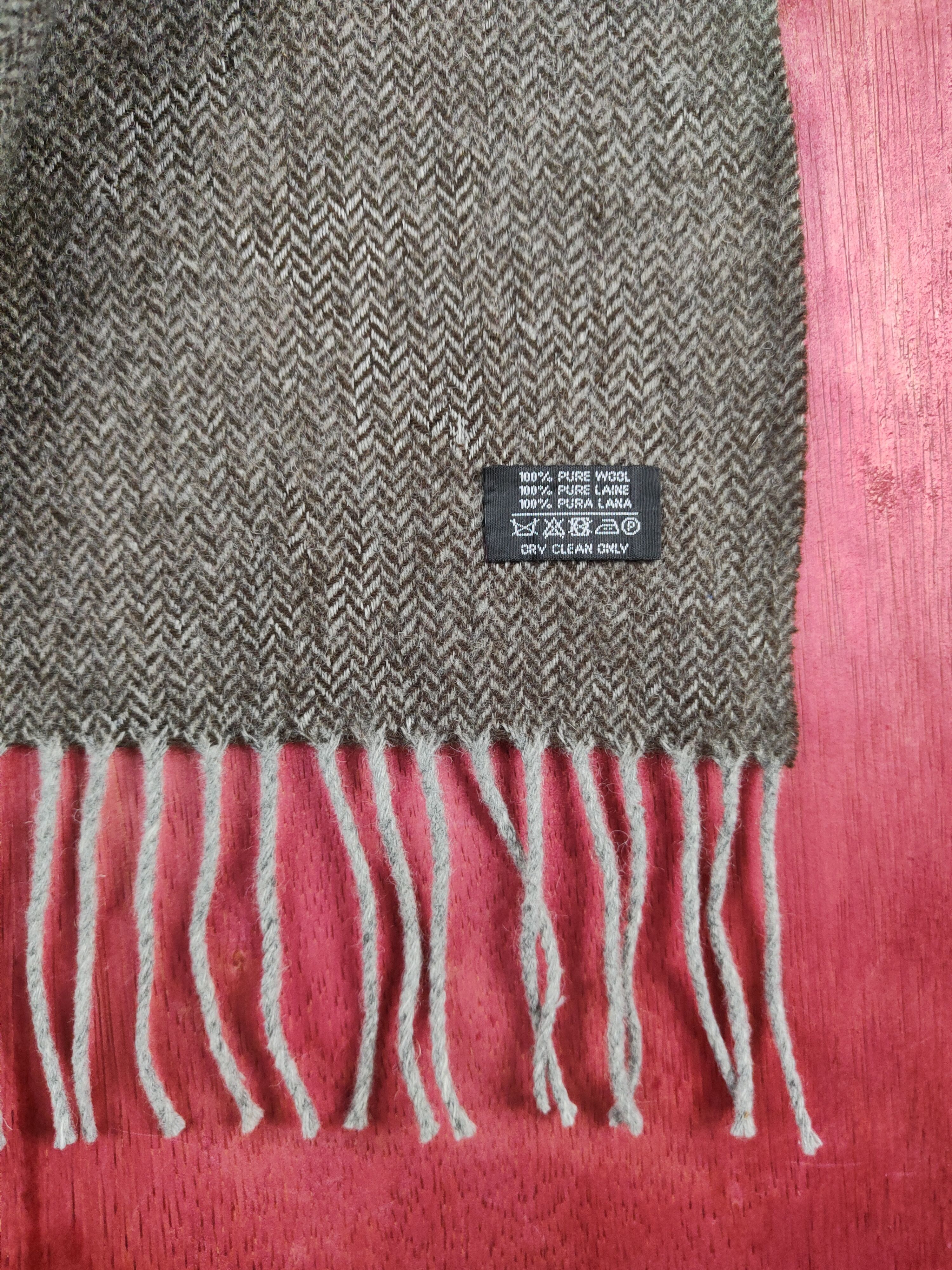 Japanese Brand Lancel Lana Wool Muffler Scarves #m16 Size ONE SIZE - 5 Thumbnail