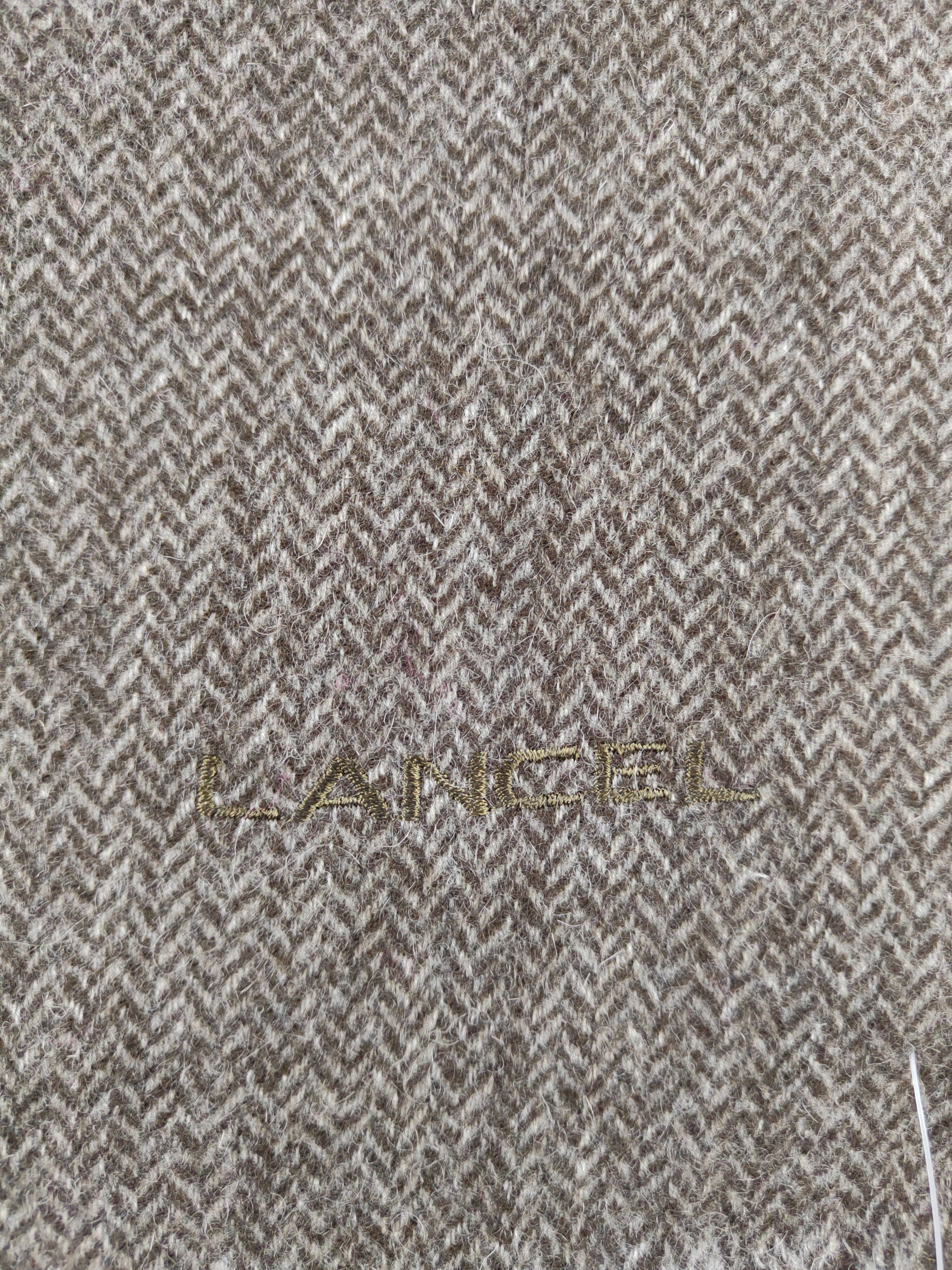 Japanese Brand Lancel Lana Wool Muffler Scarves #m16 Size ONE SIZE - 6 Thumbnail