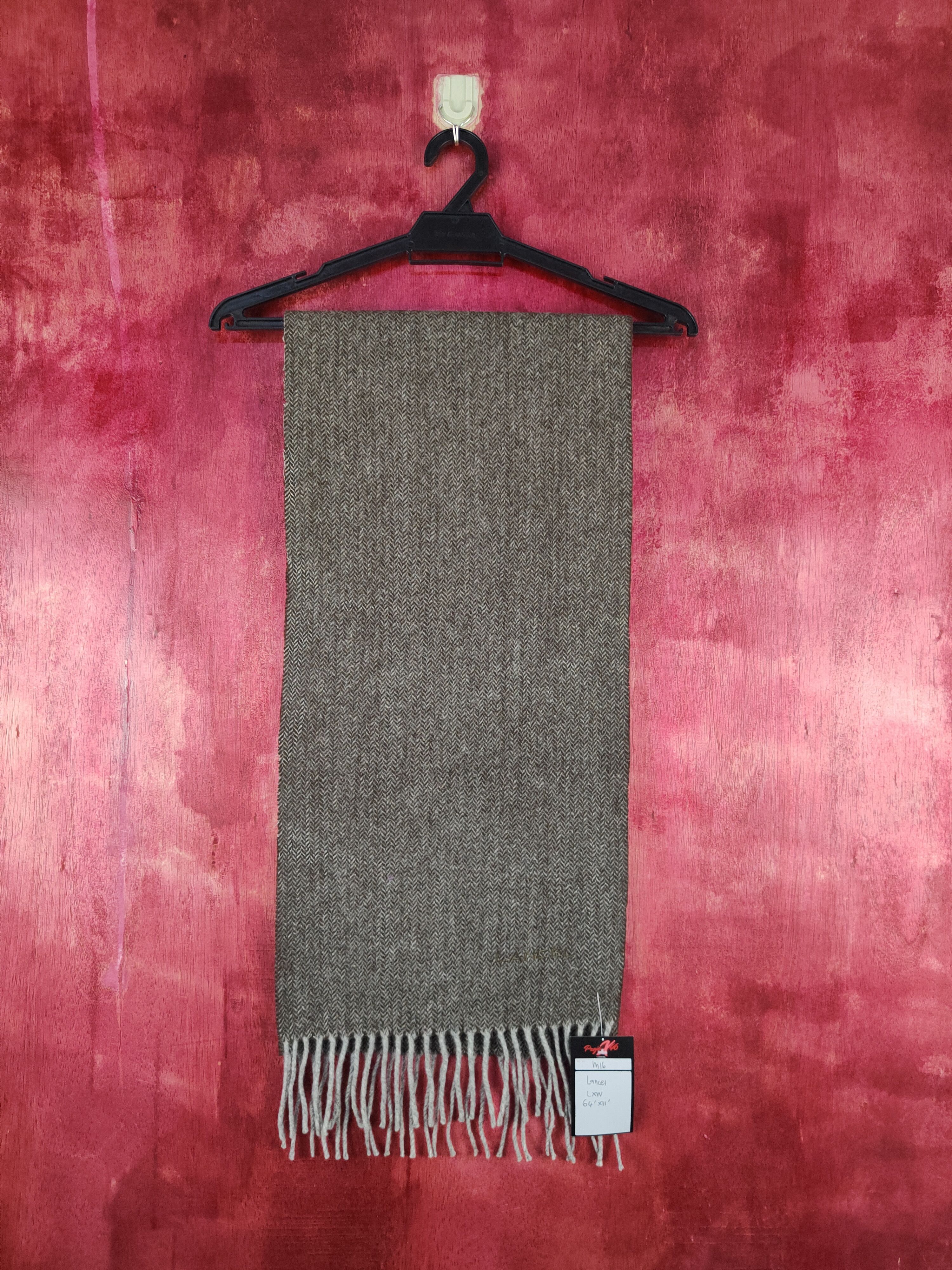 Lancel Lana Wool Muffler Scarves #m16