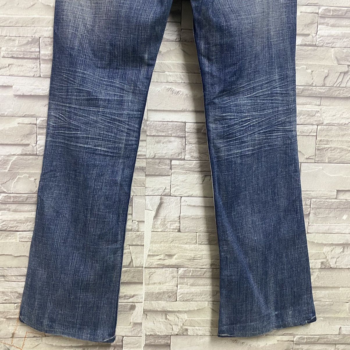 Japanese Brand DIFFERENCE RUPERT Denim Cargo Flare Pants Size US 32 / EU 48 - 15 Thumbnail
