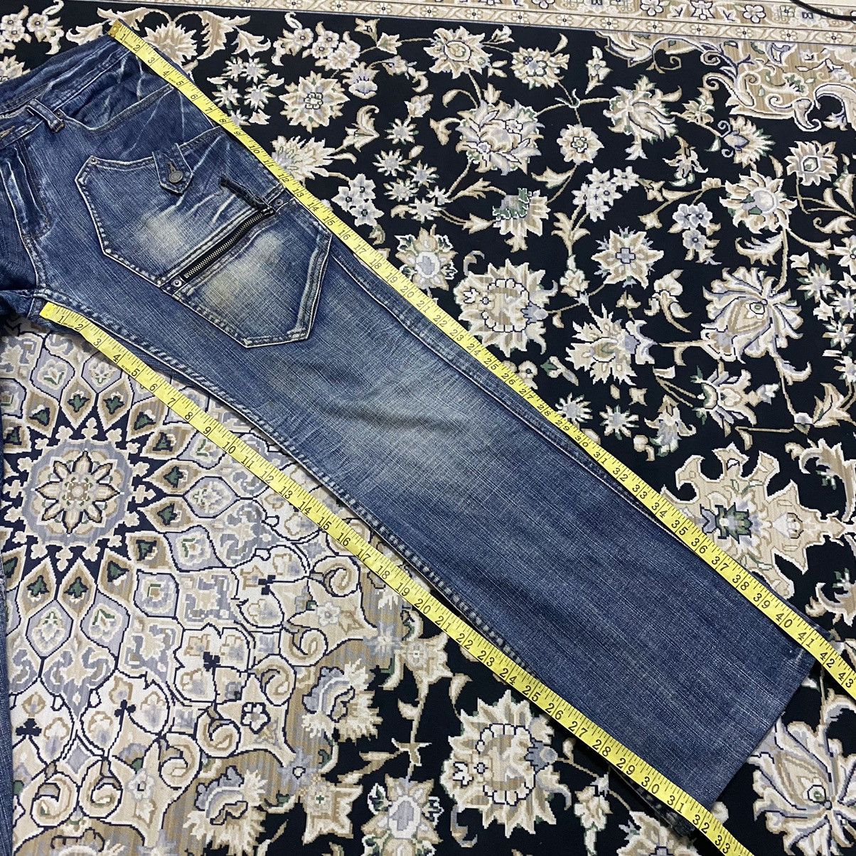 Japanese Brand DIFFERENCE RUPERT Denim Cargo Flare Pants Size US 32 / EU 48 - 20 Thumbnail