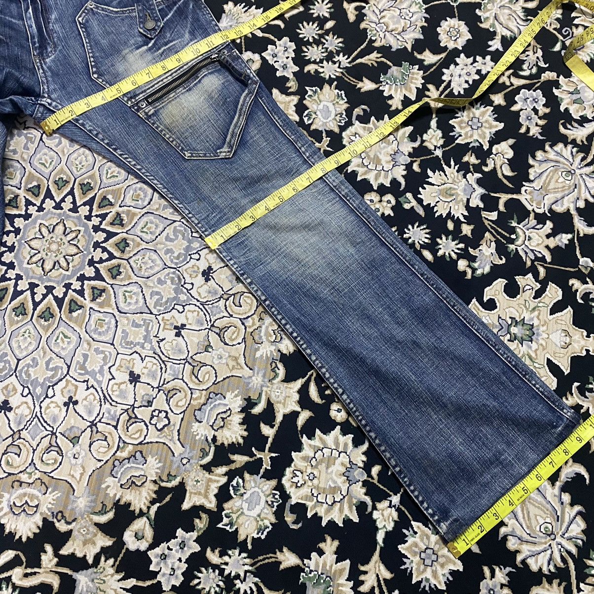 Japanese Brand DIFFERENCE RUPERT Denim Cargo Flare Pants Size US 32 / EU 48 - 21 Thumbnail