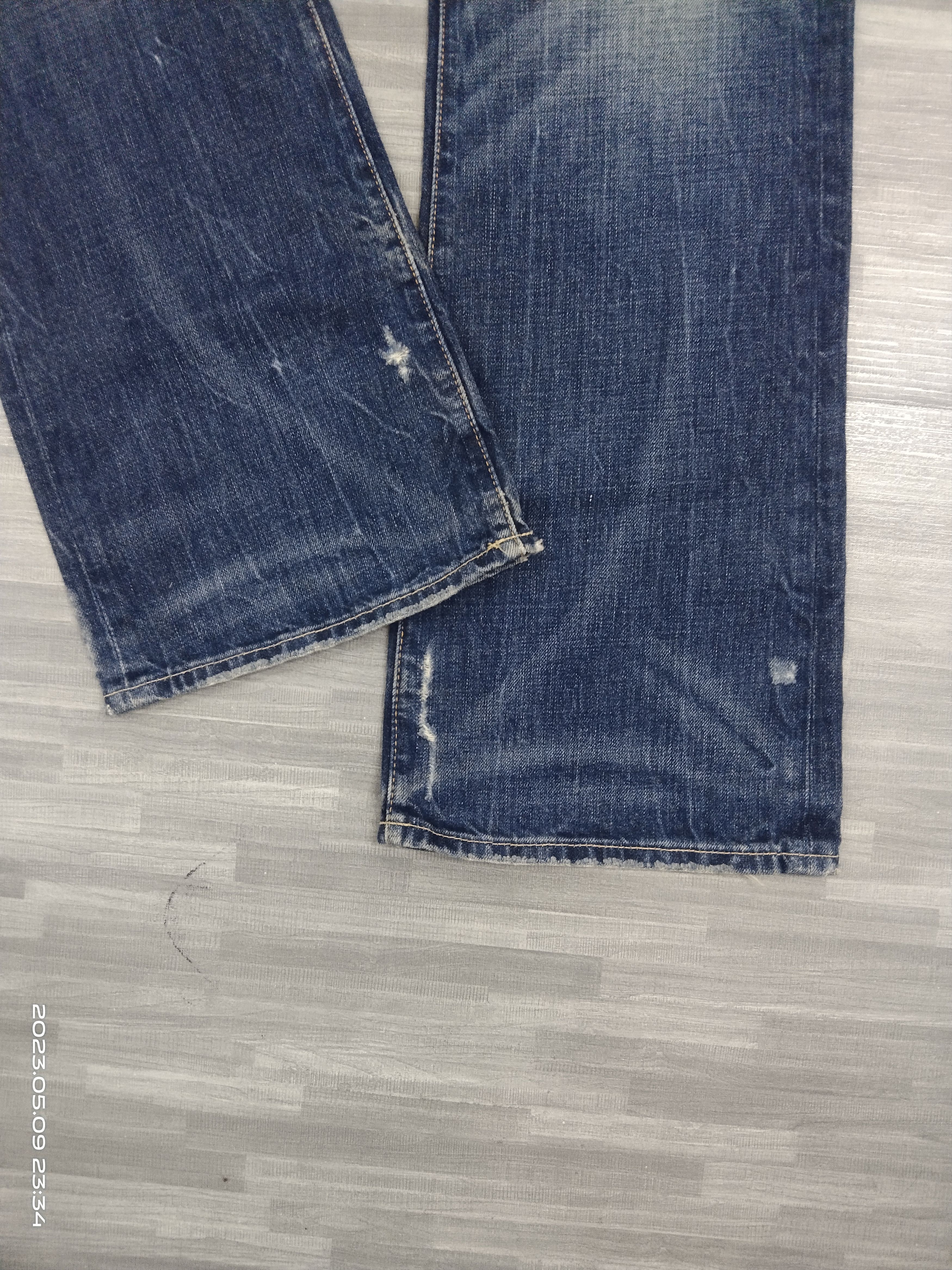 Abercrombie & Fitch FLARE🔥SICK ABERCROMBIE DENIM PANTS Size US 33 - 9 Thumbnail