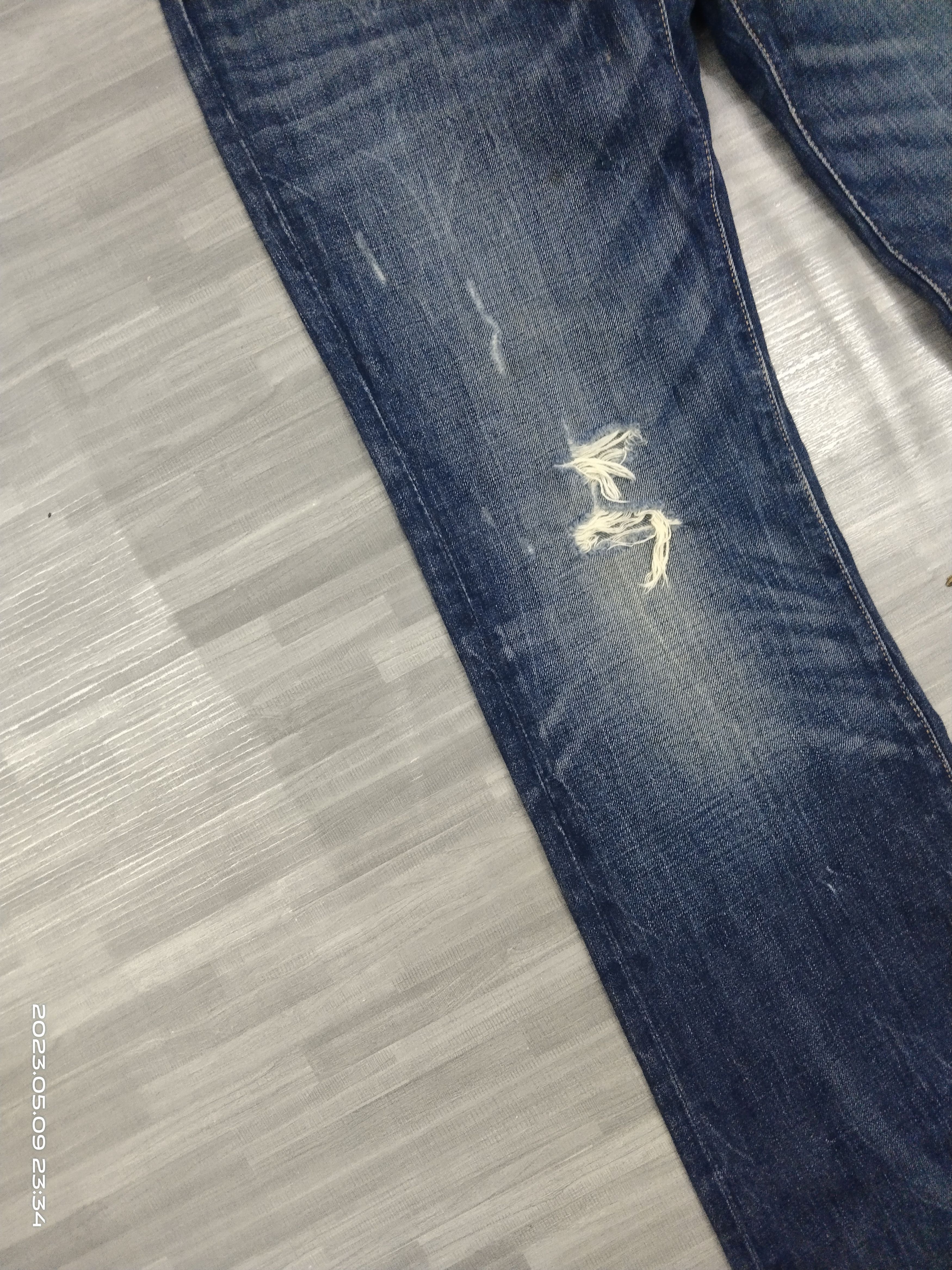 Abercrombie & Fitch FLARE🔥SICK ABERCROMBIE DENIM PANTS Size US 33 - 6 Thumbnail