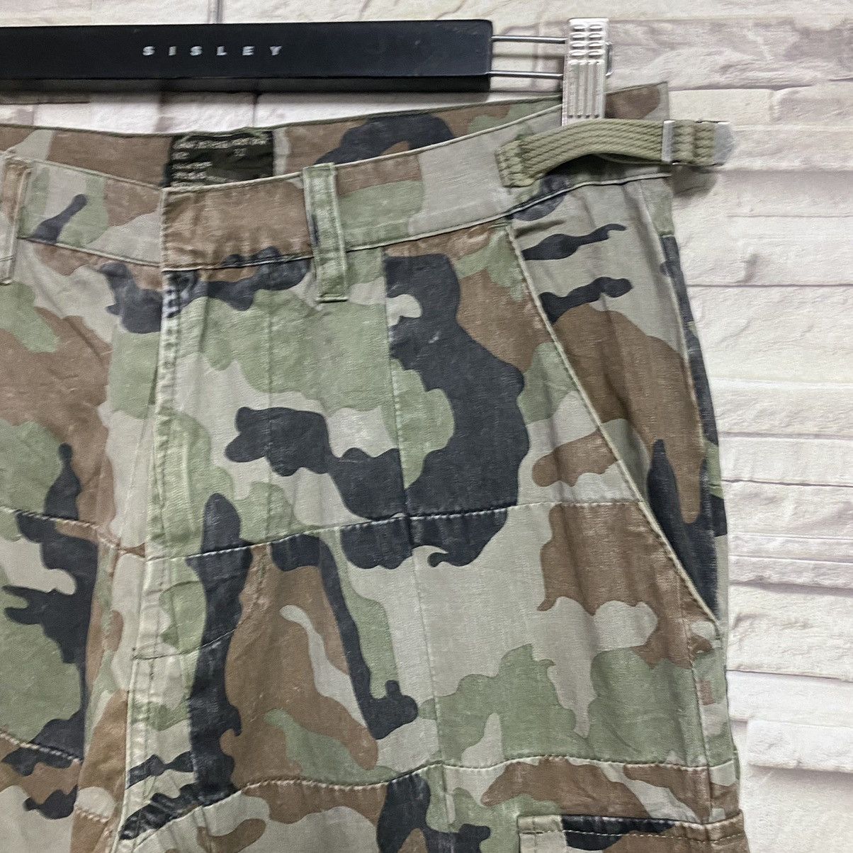 Vintage Stussy Cargo Pants Camo Patchwork