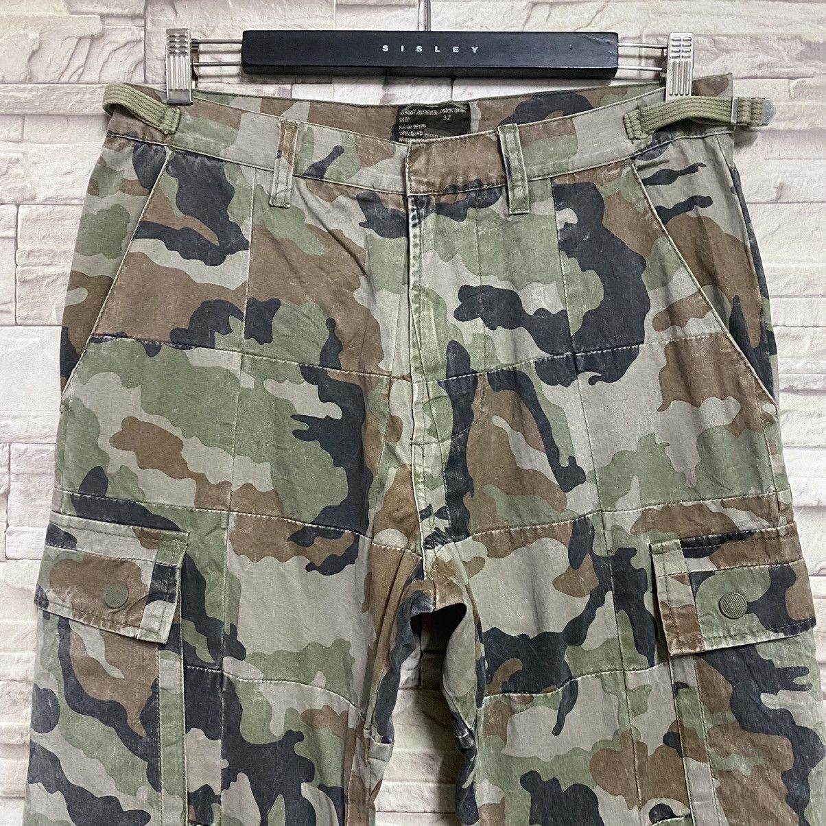 Vintage Stussy Cargo Pants Camo Patchwork