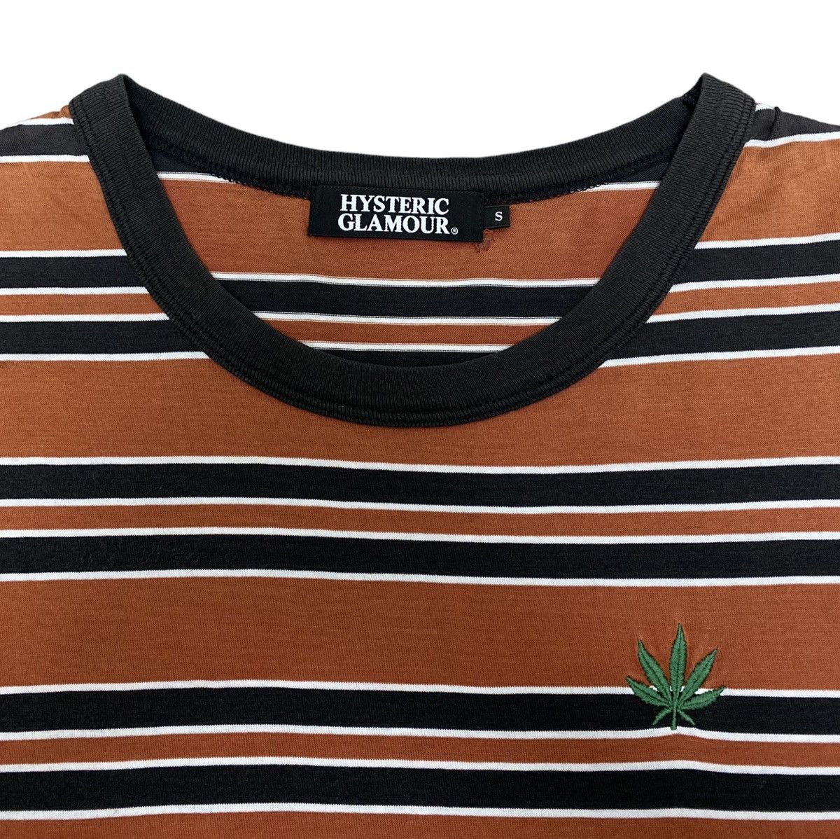 Vintage Distressed Hysteric Glamour Striped Marijuana