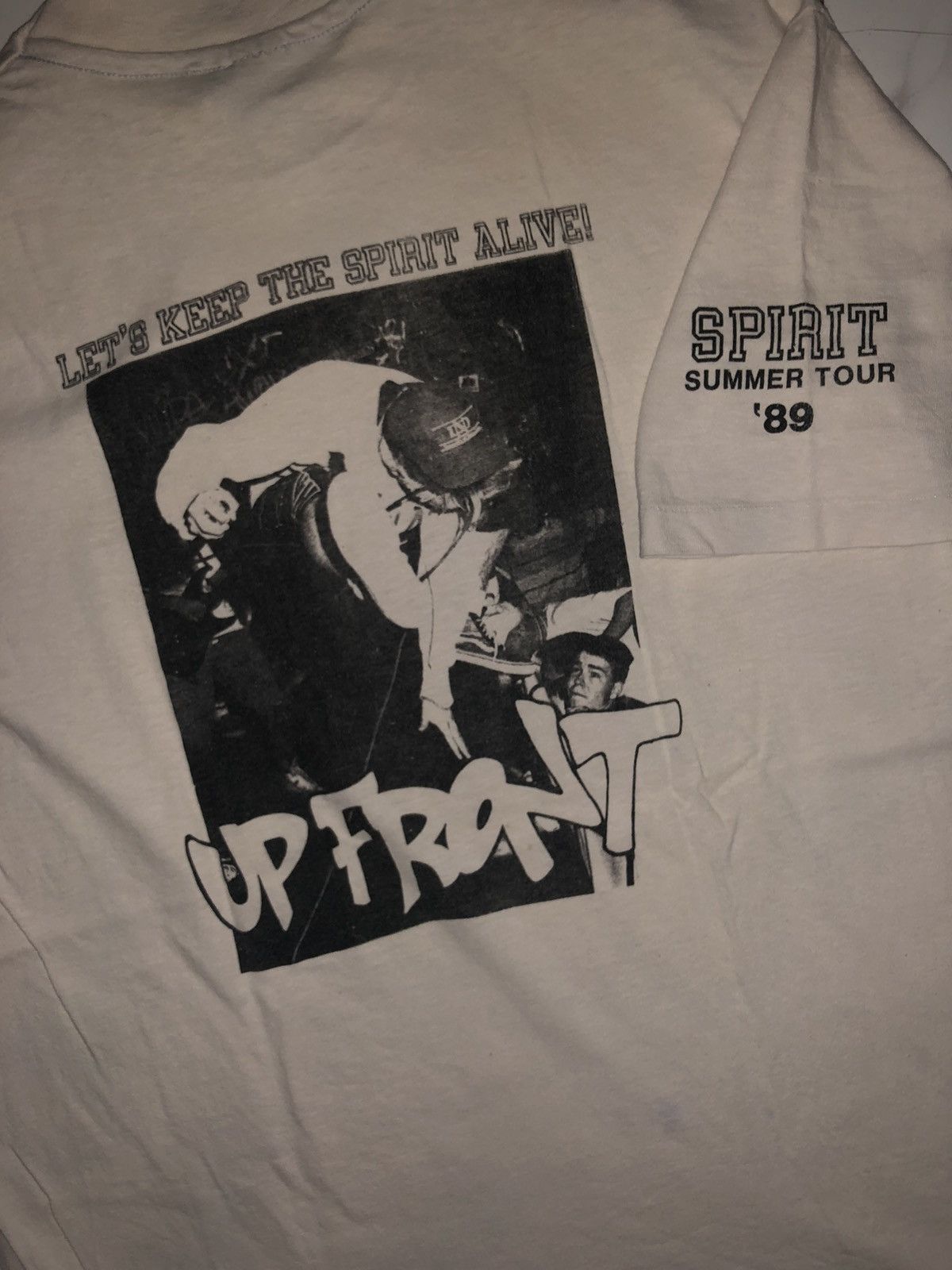 Band Tees × Vintage Vintage Up Front 1989 Spirit Summer Tour Shirt Size US XL / EU 56 / 4 - 7 Thumbnail