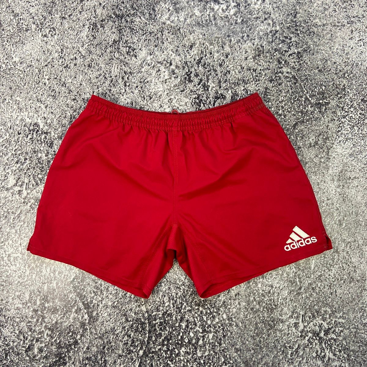 Adidas Man Shorts Adidas Vintage Red White Striped Mini Logo Y2k Size US 40 / EU 56 - 1 Preview