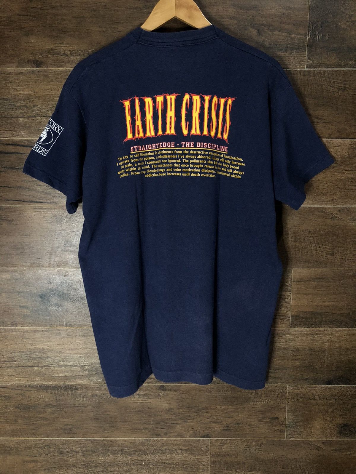 Band Tees × Vintage Vintage Earth Crisis 1995 The Disciplines Victory Records Size US XL / EU 56 / 4 - 4 Thumbnail